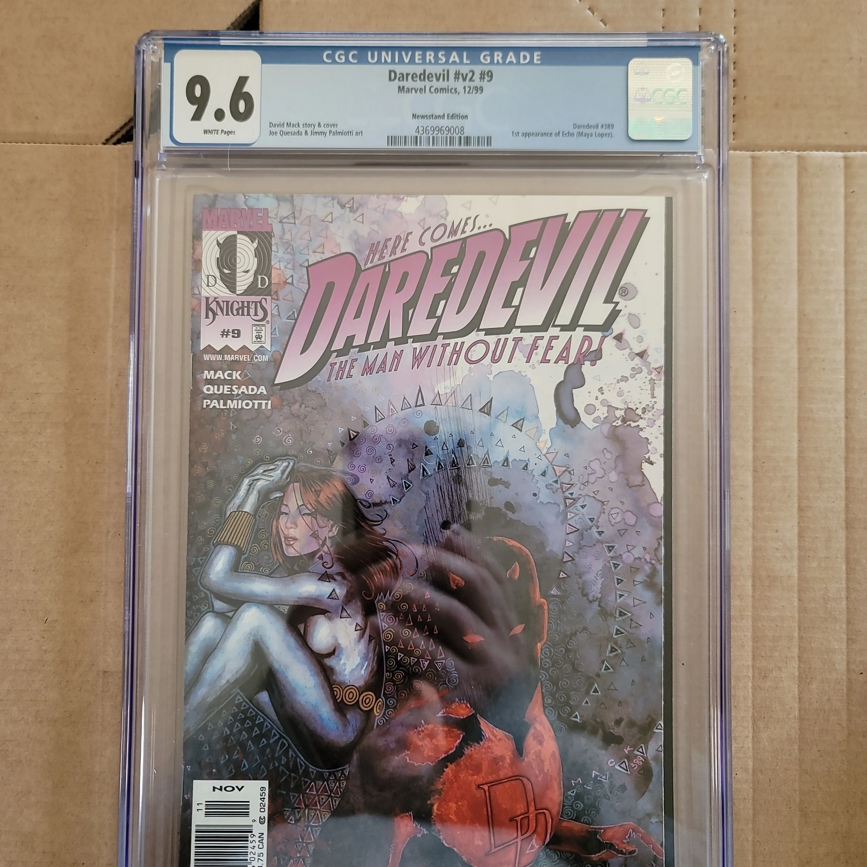 Product image for Daredevil #9 Newsstand 9.6