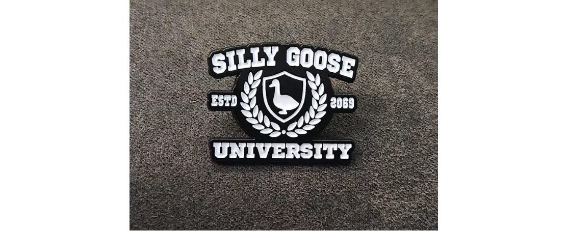 Product image for Silly Goose University Enamel Pin 