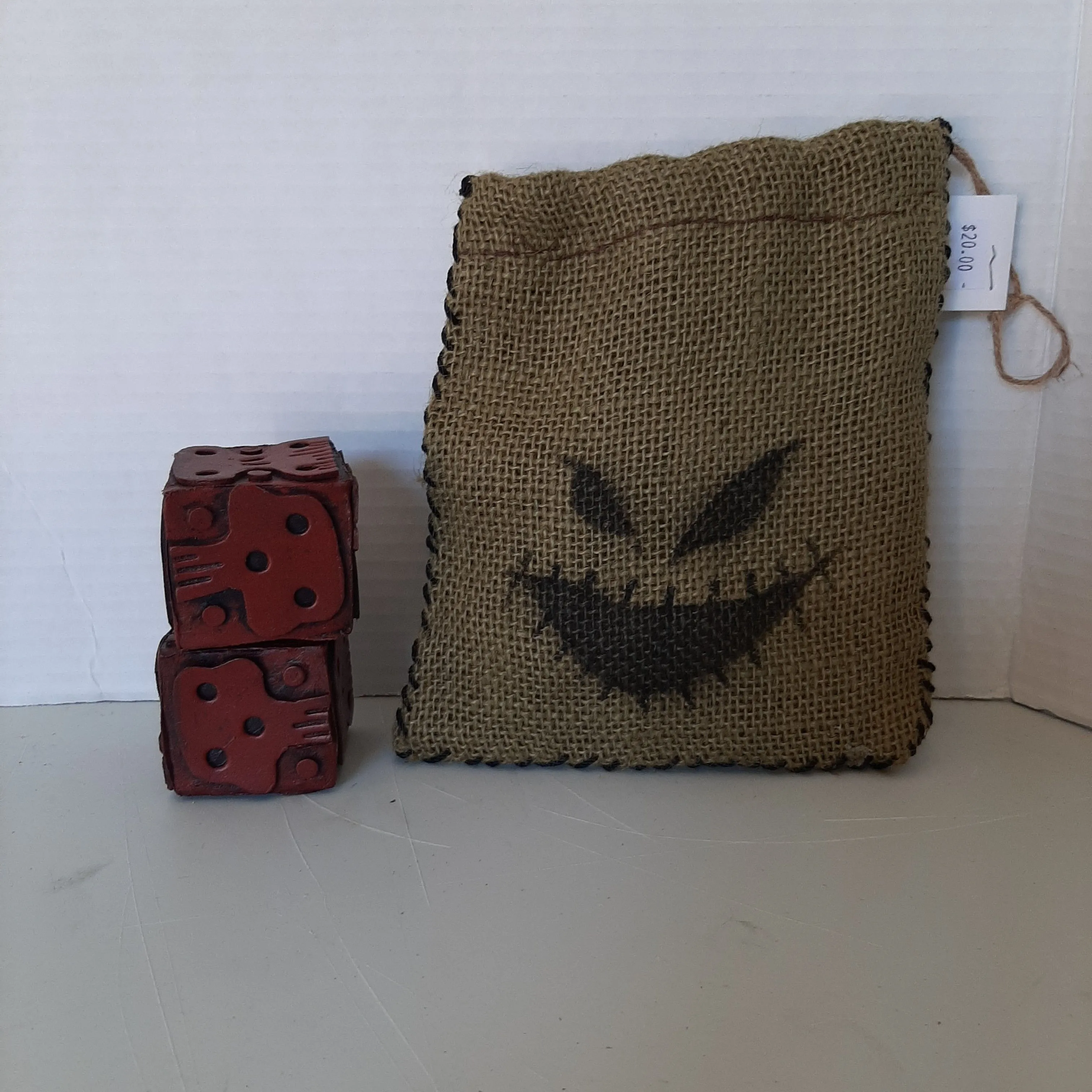 Product image for small Oogie Dice (green bag)