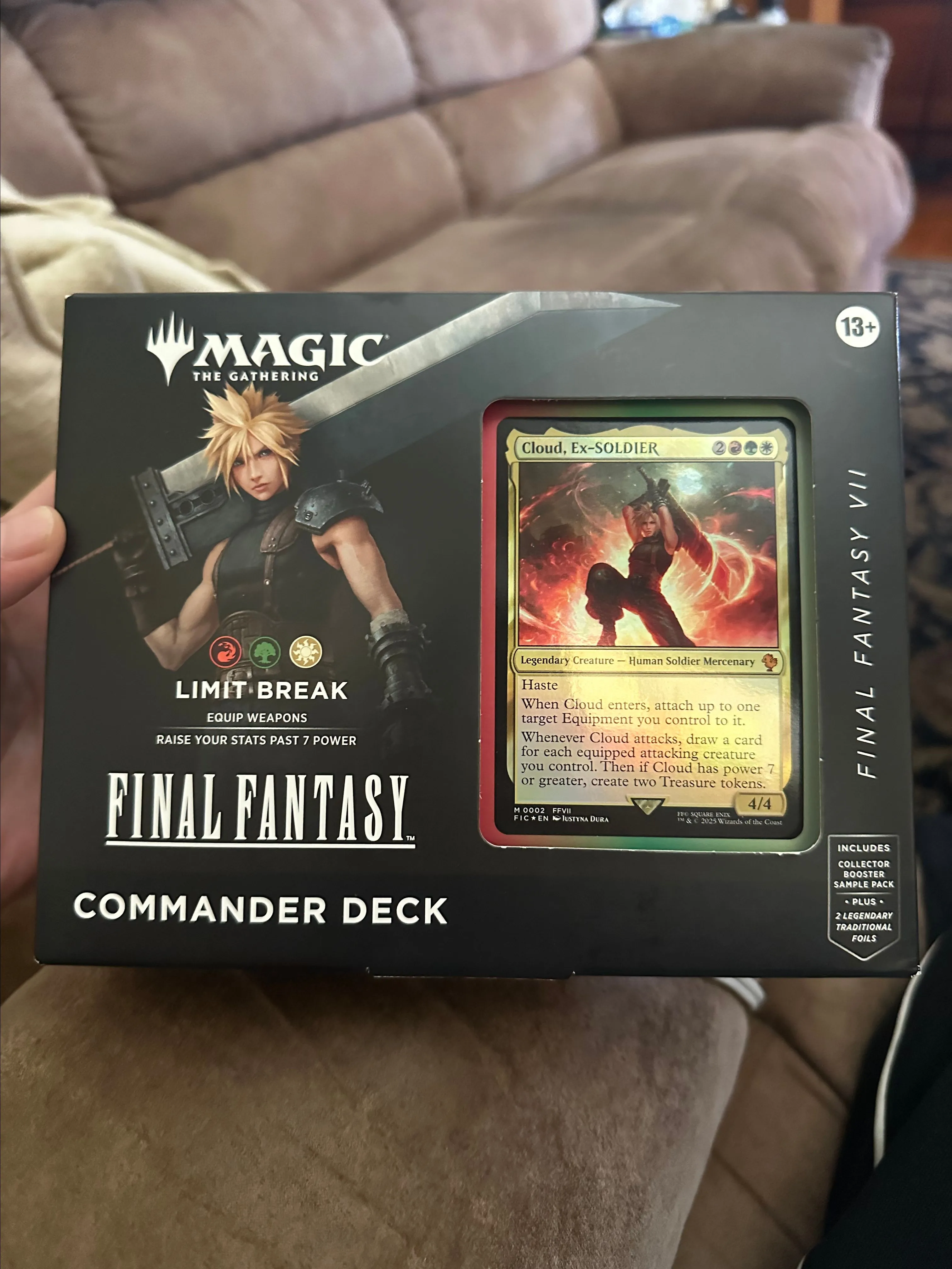 Product image for Magic The Gathering: Final Fantasy Commander Deck (Cloud)
