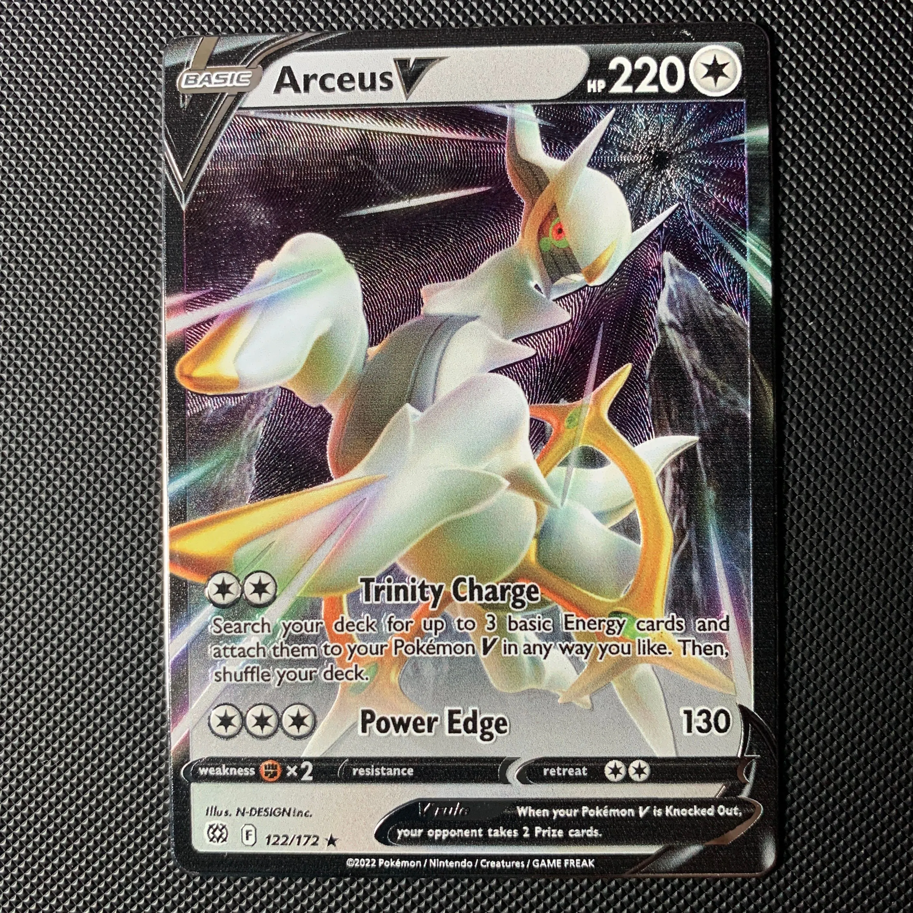arceus pokemon card brilliant stars Arceus VSTAR (176/172) [Sword & Shield: Brilliant Stars] main image 1