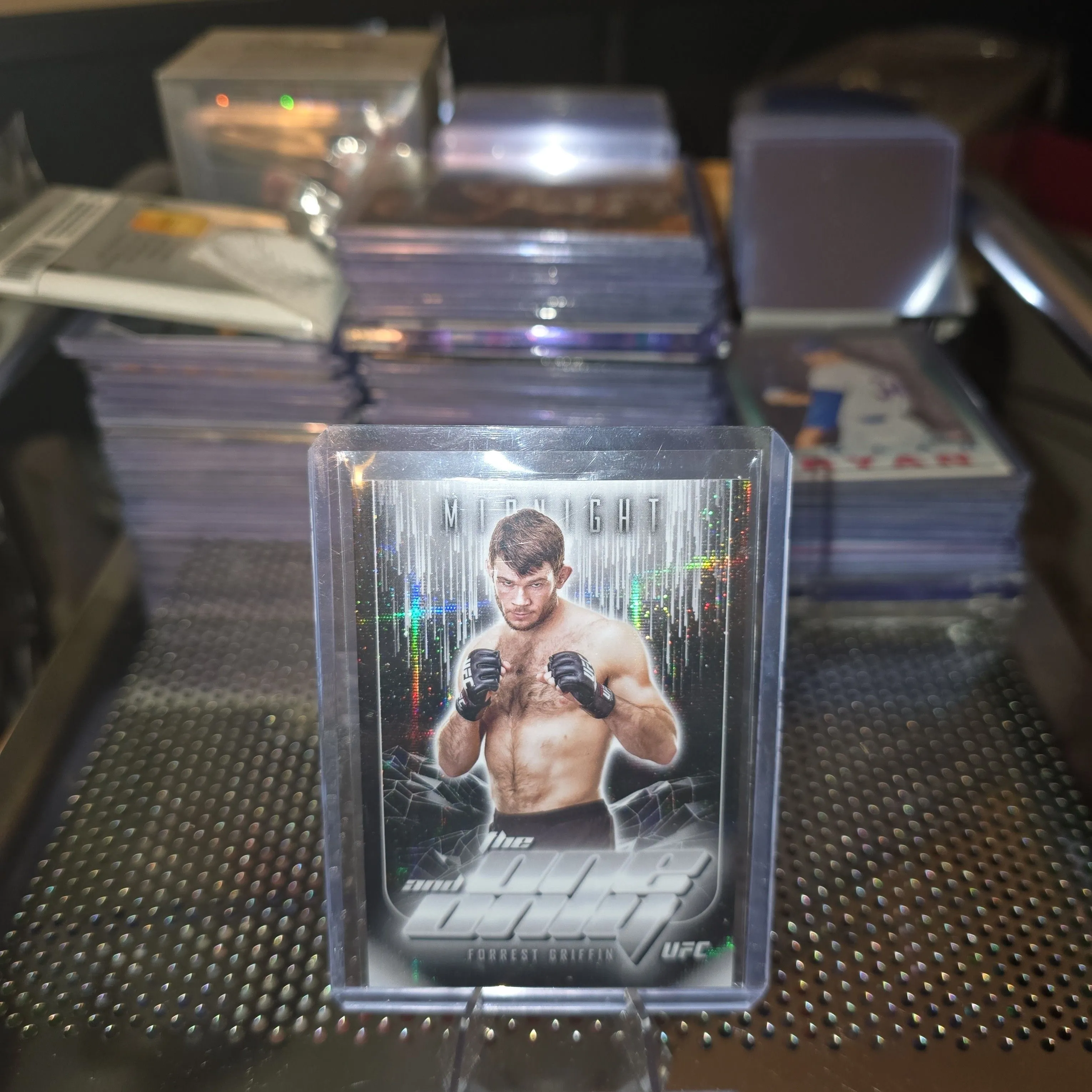 Product image for forrest griffin topps midnight the one and only sp