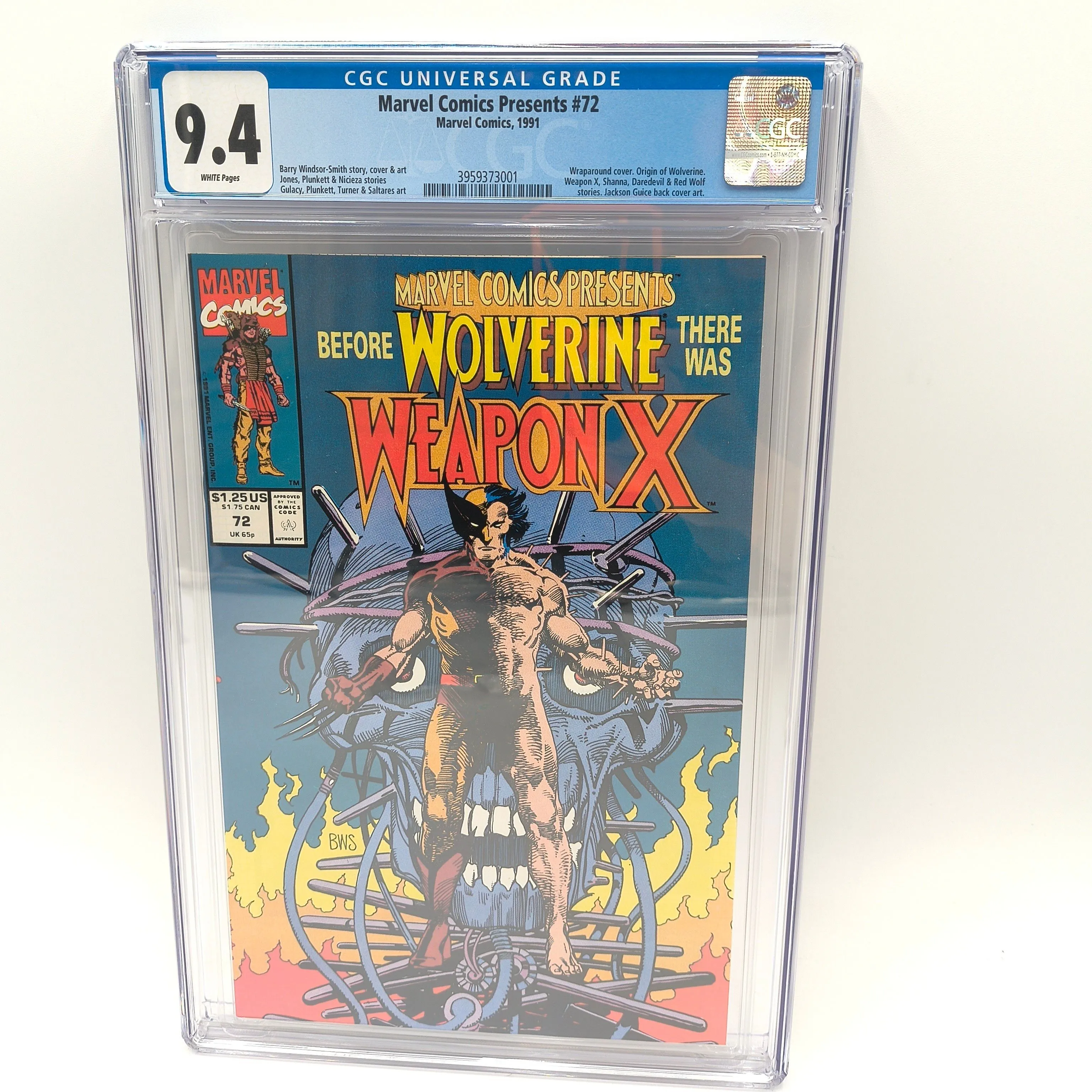 Product image for 44. Marvel Comics Presents #72 CGC 9.4