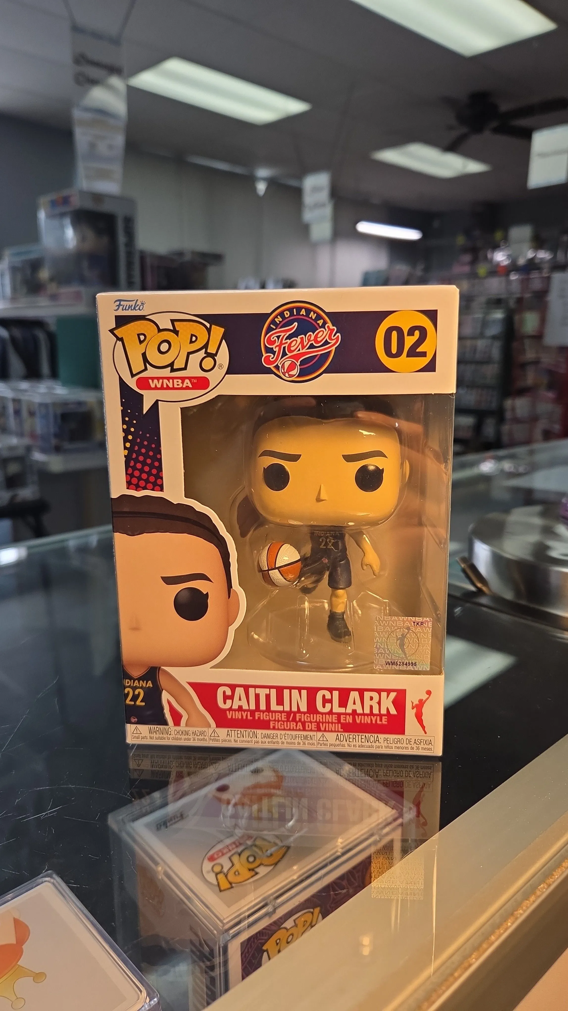 Product image for Caitlin Clark #02 Funko Pop! w/ Protector 