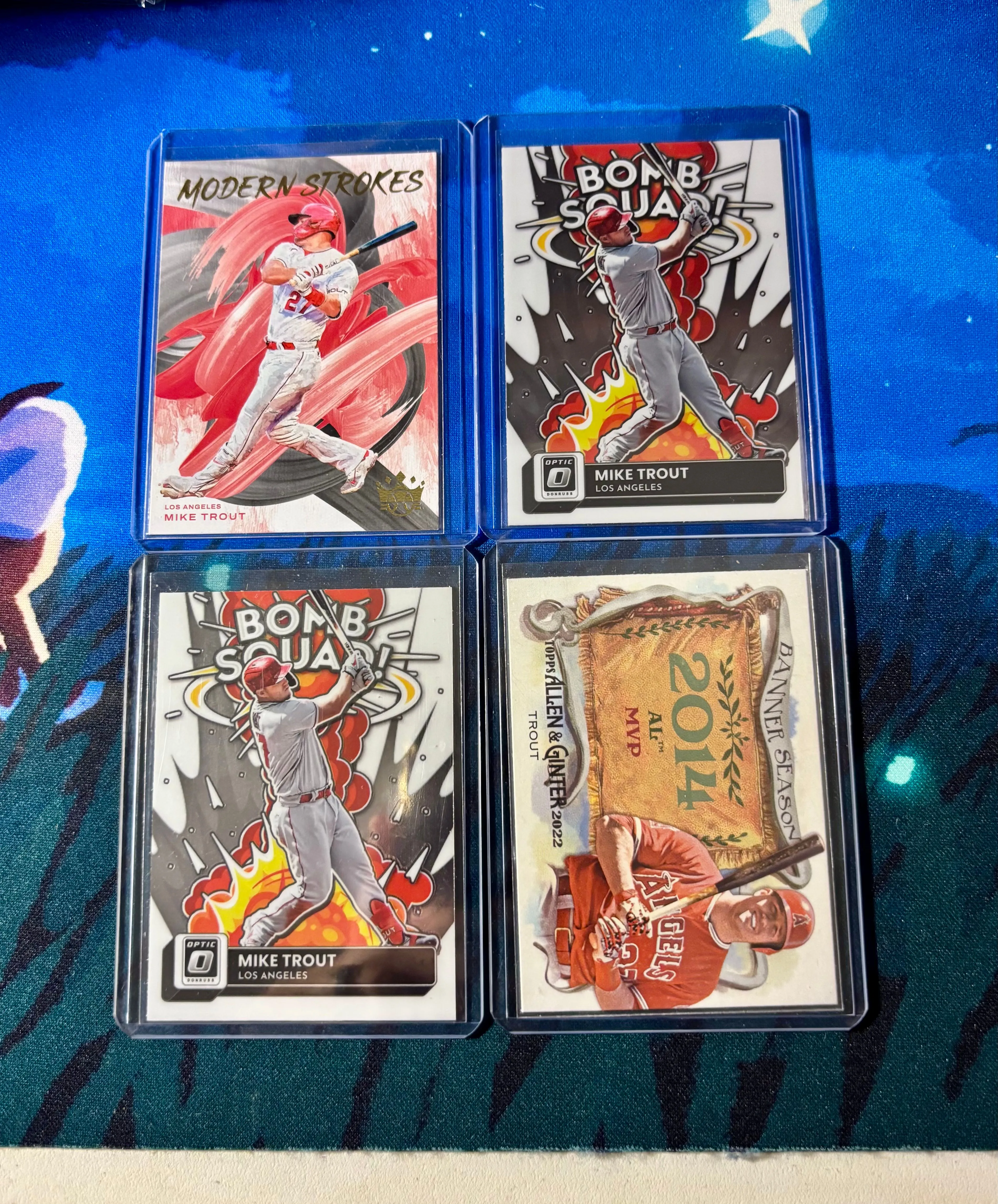 Product image for Mike Trout Baseball Card Lot x4