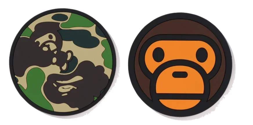 Product image for Hypeware - Bape Milo Reversible Coaster ABC Green Camo/Brown
