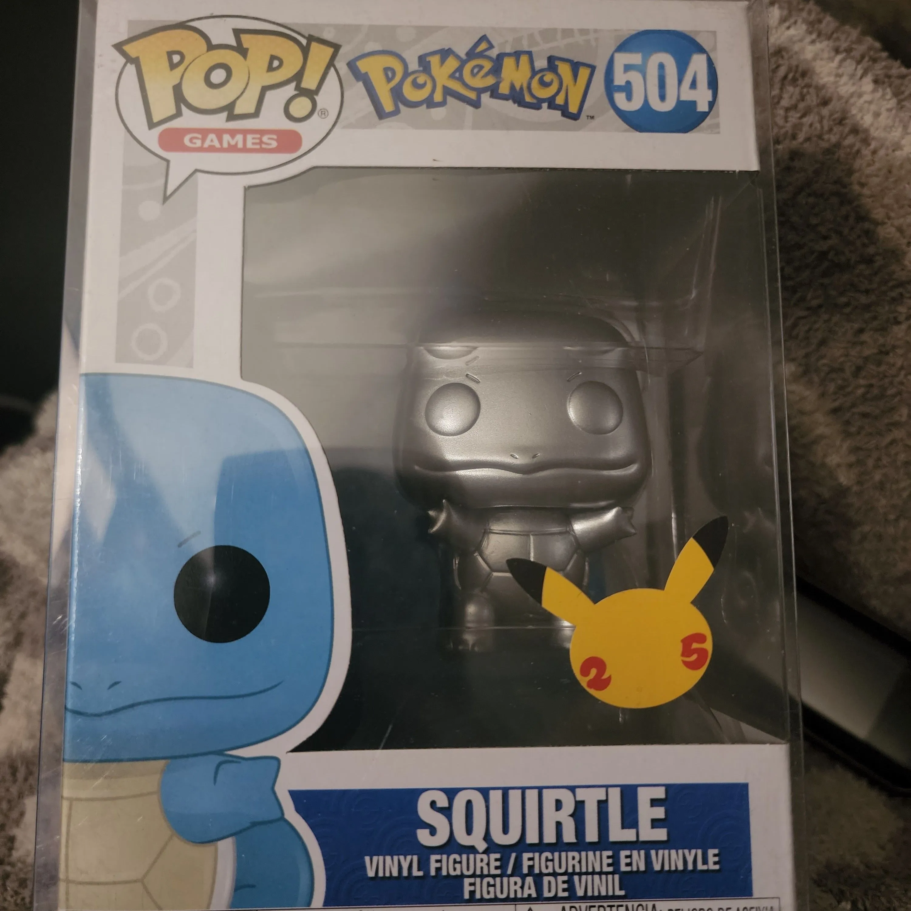 Product image for #504 Silver Metallic Squirtle