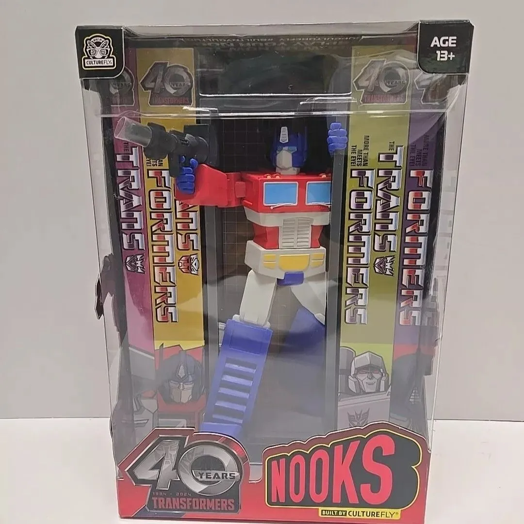 Product image for TRANSFORMERS NOOKS 40th Anniversary Built By CULTURE FLY, HASBRO
