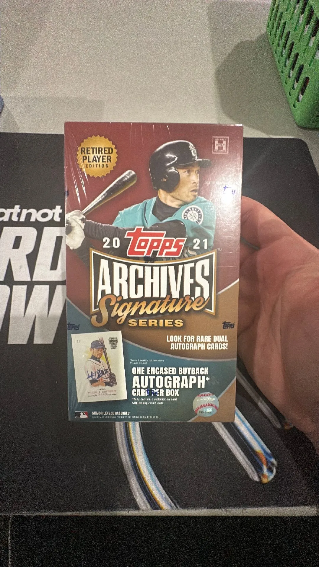 Product image for ( 1 ) 2021 Topps Archives Signature Series (Retired Player Edition) Hobby Box Sealed