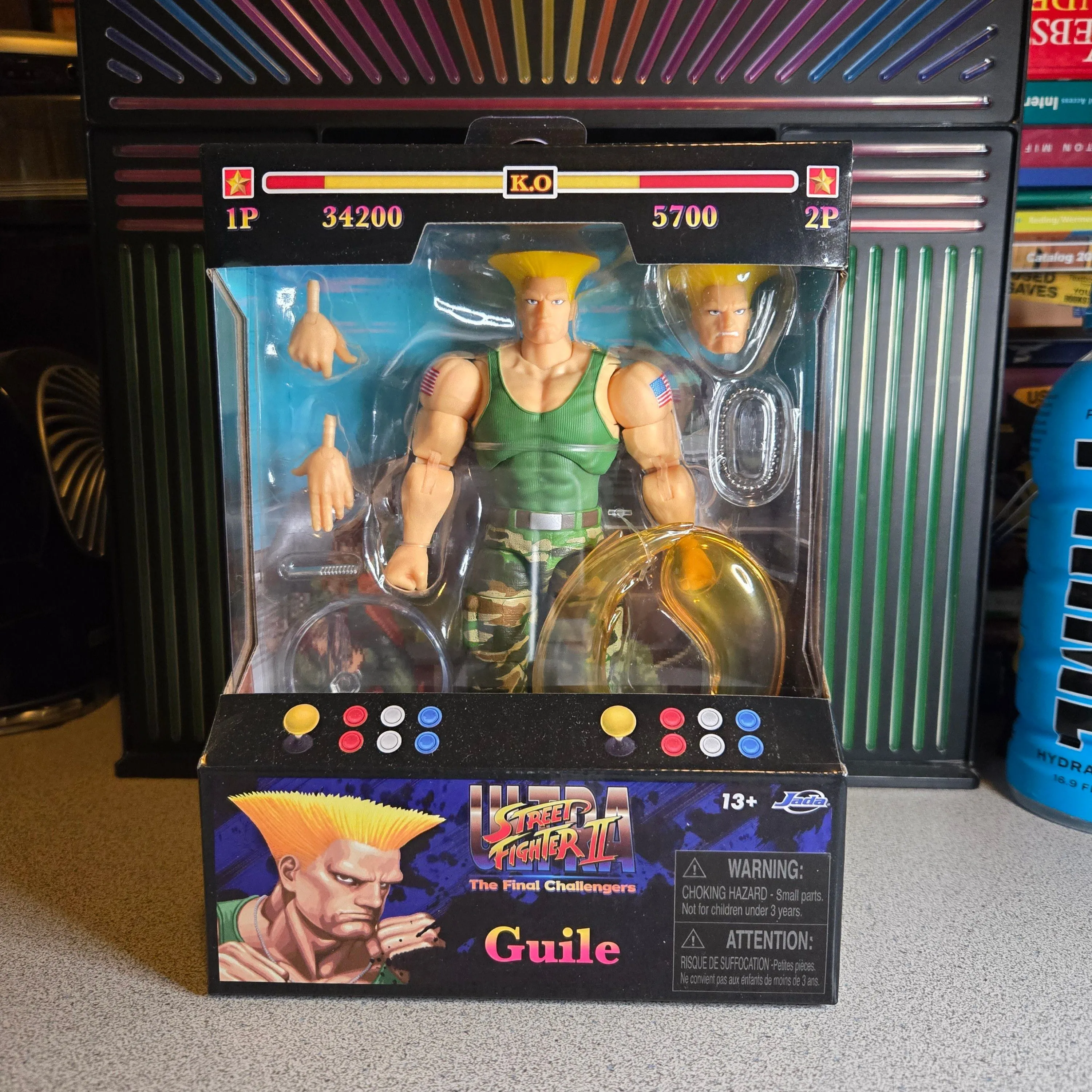Product image for Ultra Street Fighter II The Final Challengers GUILE Jada Toys 