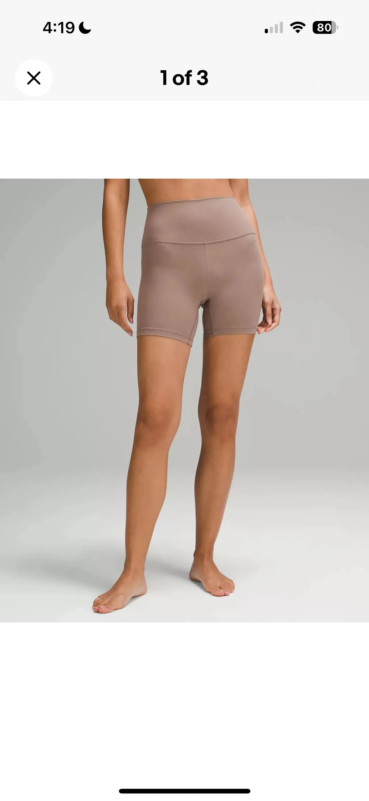 Product image for Lululemon align short size 6 nwt