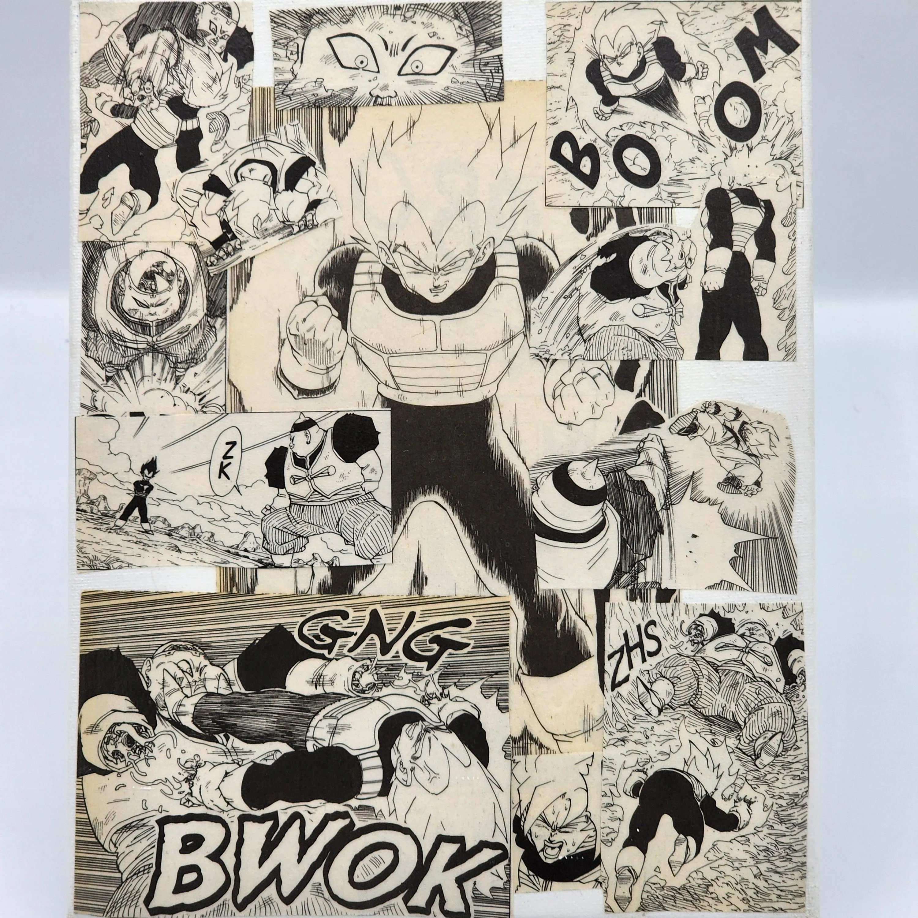 Product image for 8x10 collage dragon ball z vegita