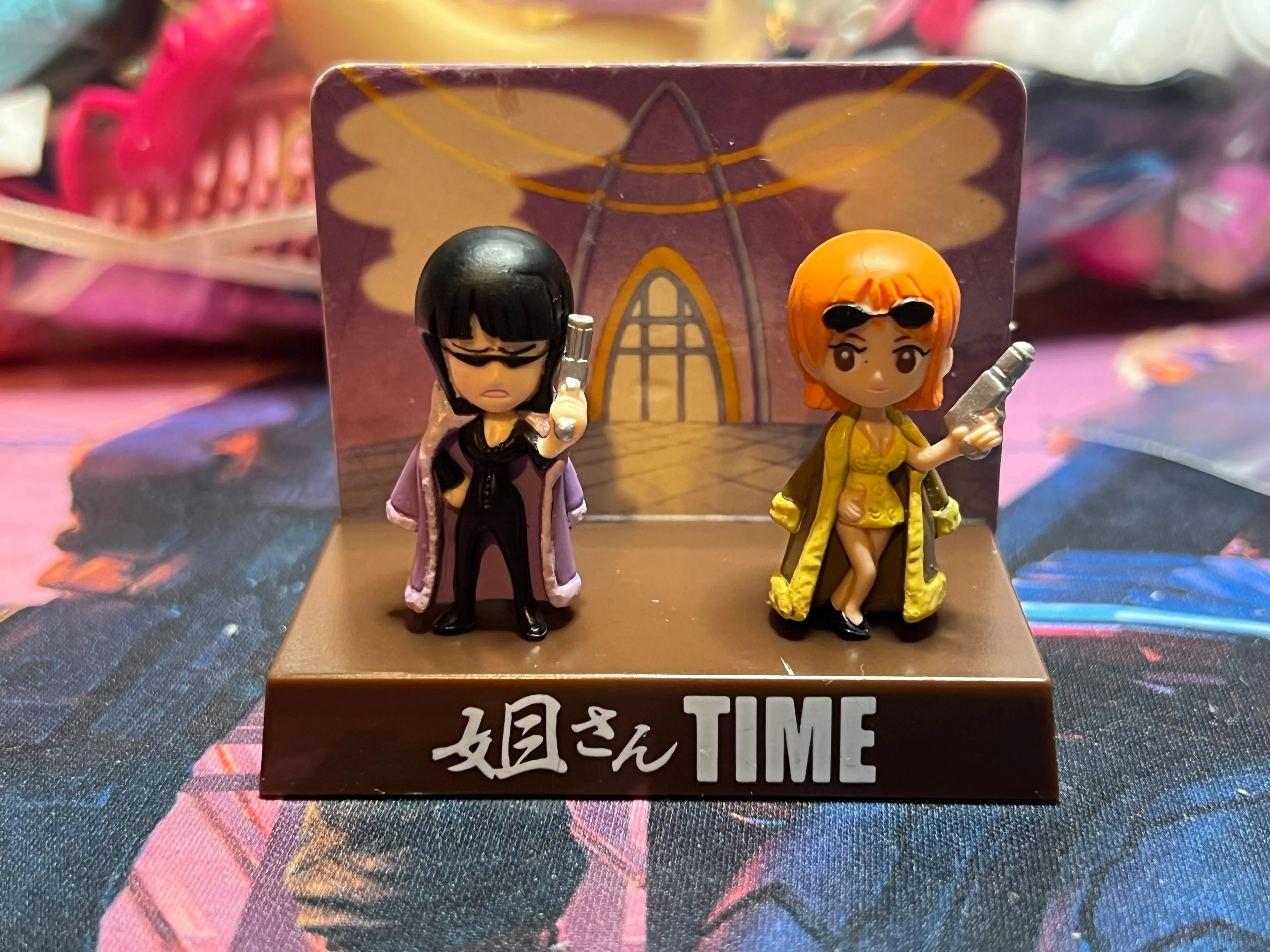 Product image for One Piece Nami & Robin Bandai Mini Figure Set