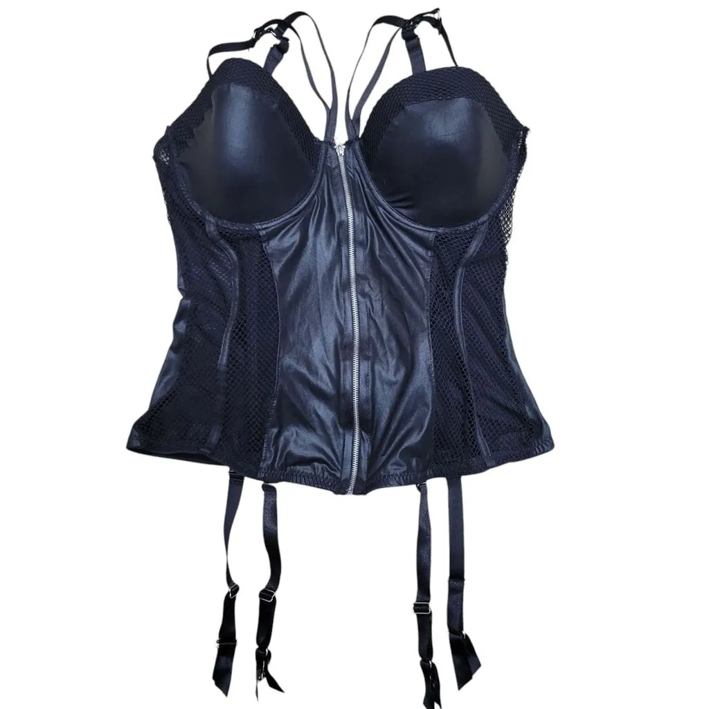 Product image for Body Rage Corset Padded Bra Full-Zip Size 2X Excellent