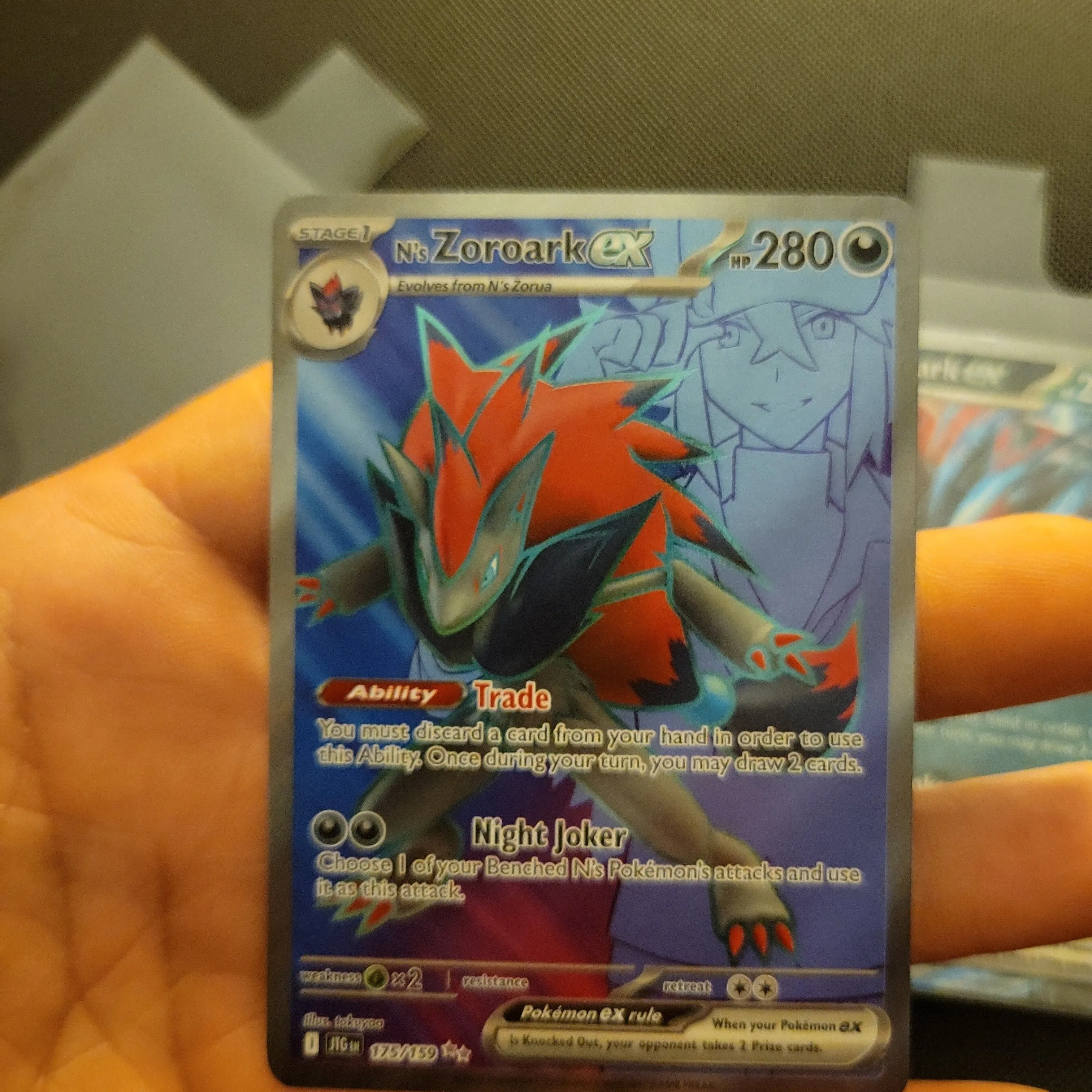2 Card Bundle) N's Zoroark EX 098/159 & 175/159, Journey Together, Double  Rare & Ultra Rare  Whatnot: Shop, Sell, Connect