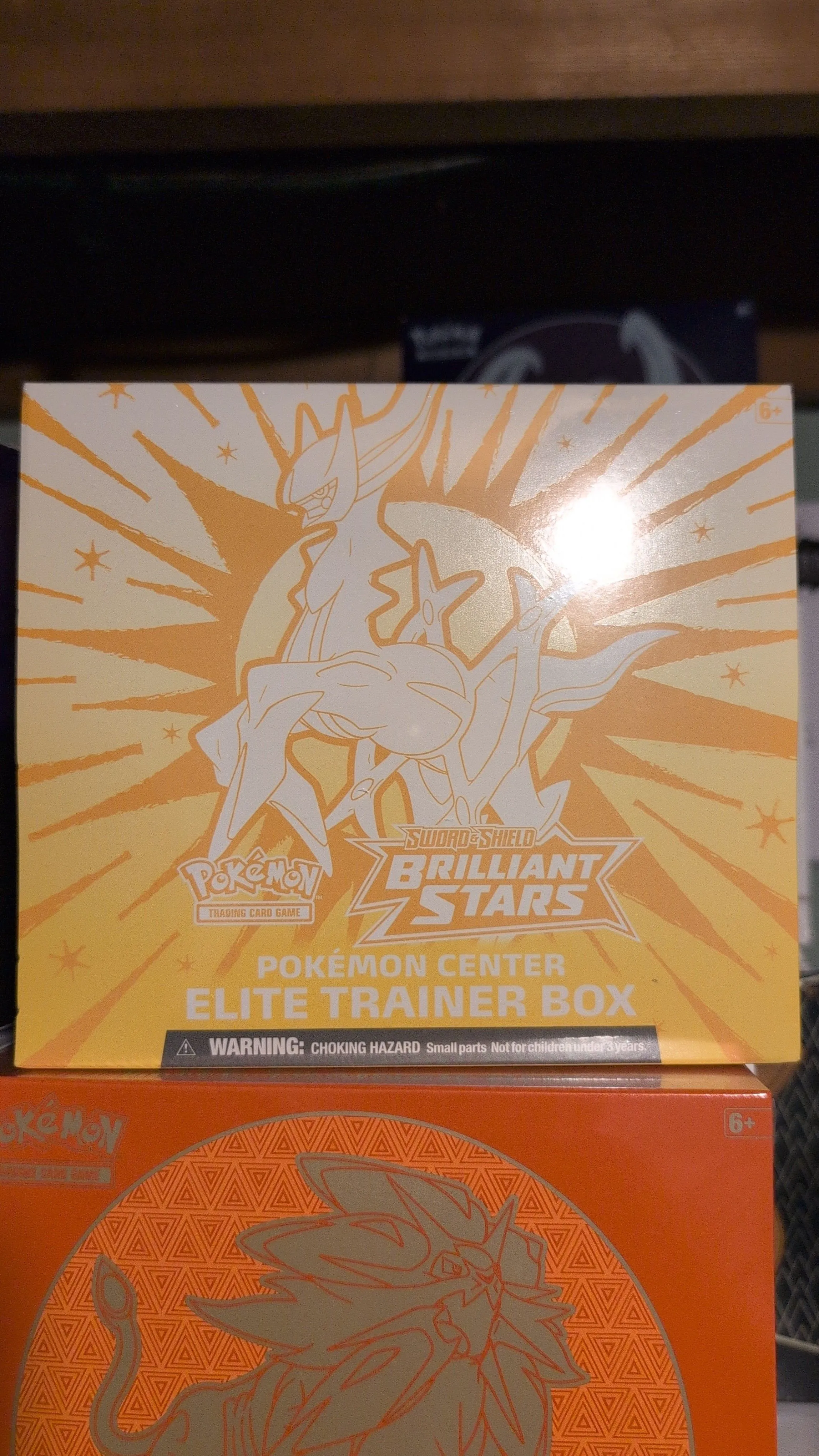 Product image for brilliant stars pokemon center elite trainer box