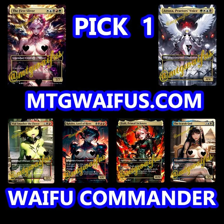 Product image for Pick 1 Waifu Commander *DM me your Waifu Commander via WhatNot* 
