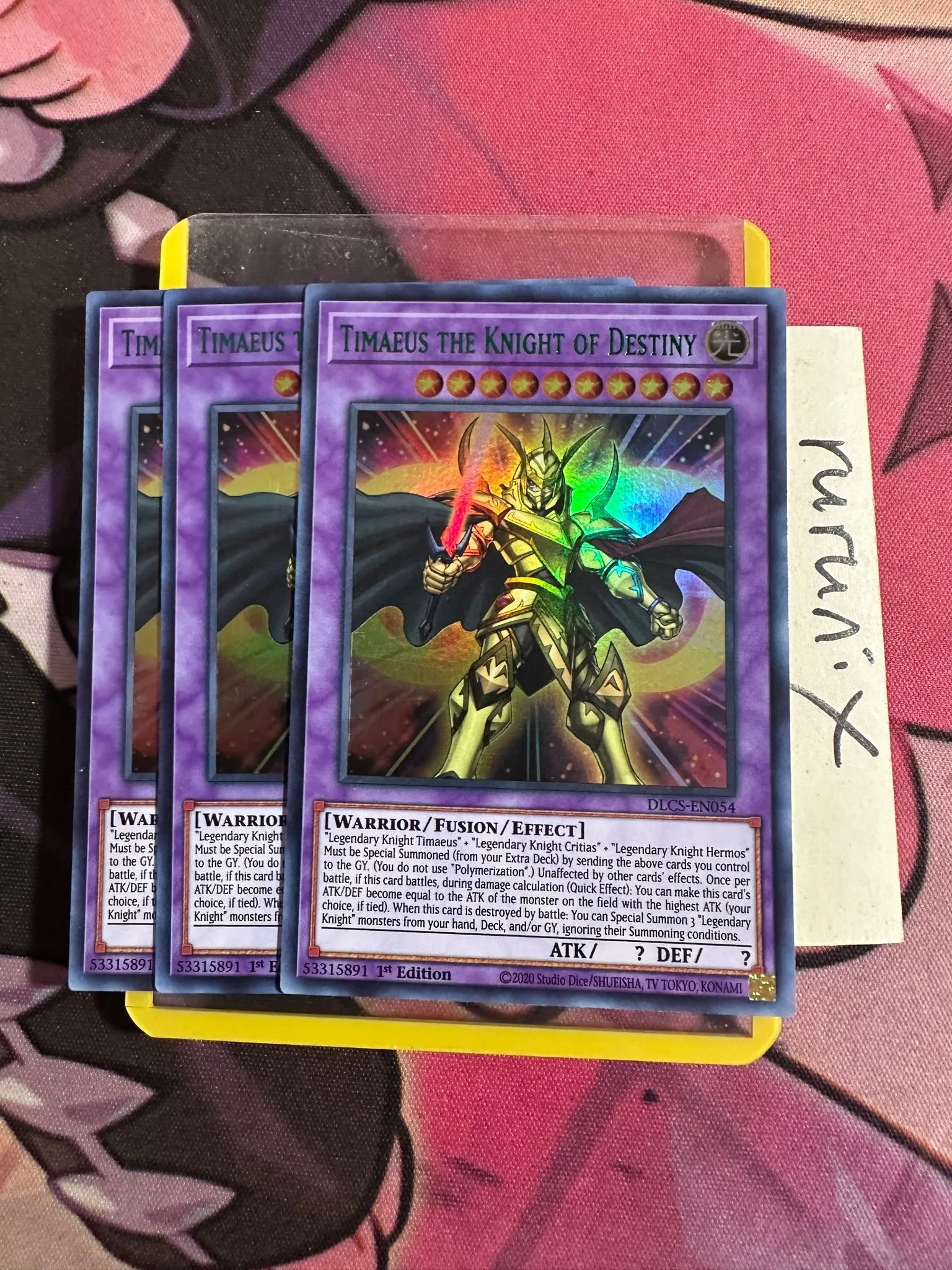 knight of destiny yugioh card Amazon.com: Timaeus the Knight of Destiny (Blue) - DLCS-EN054 - Ultra Rare main image 1