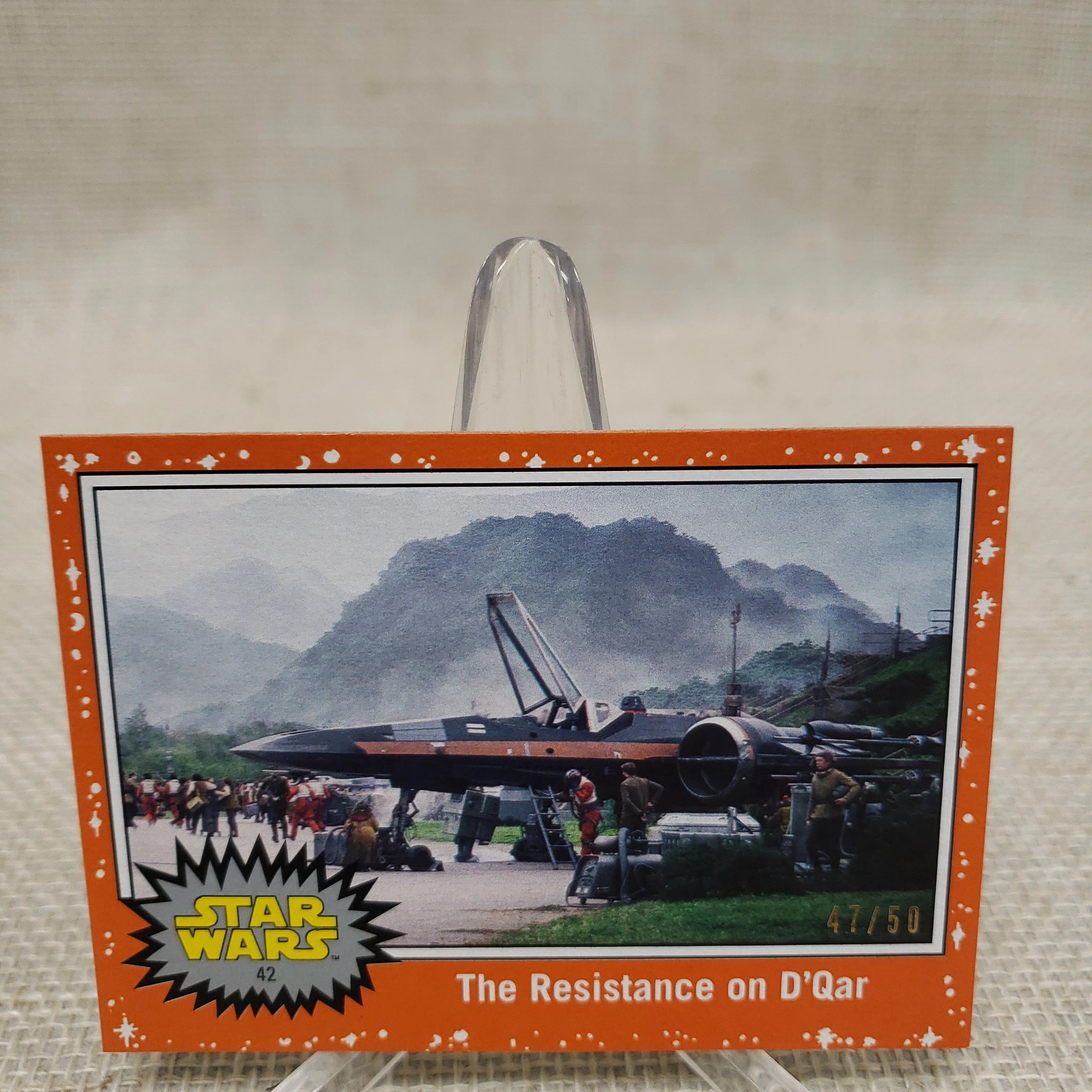 Product image for Topps Star Wars #42 The Ristance on D'Qar
