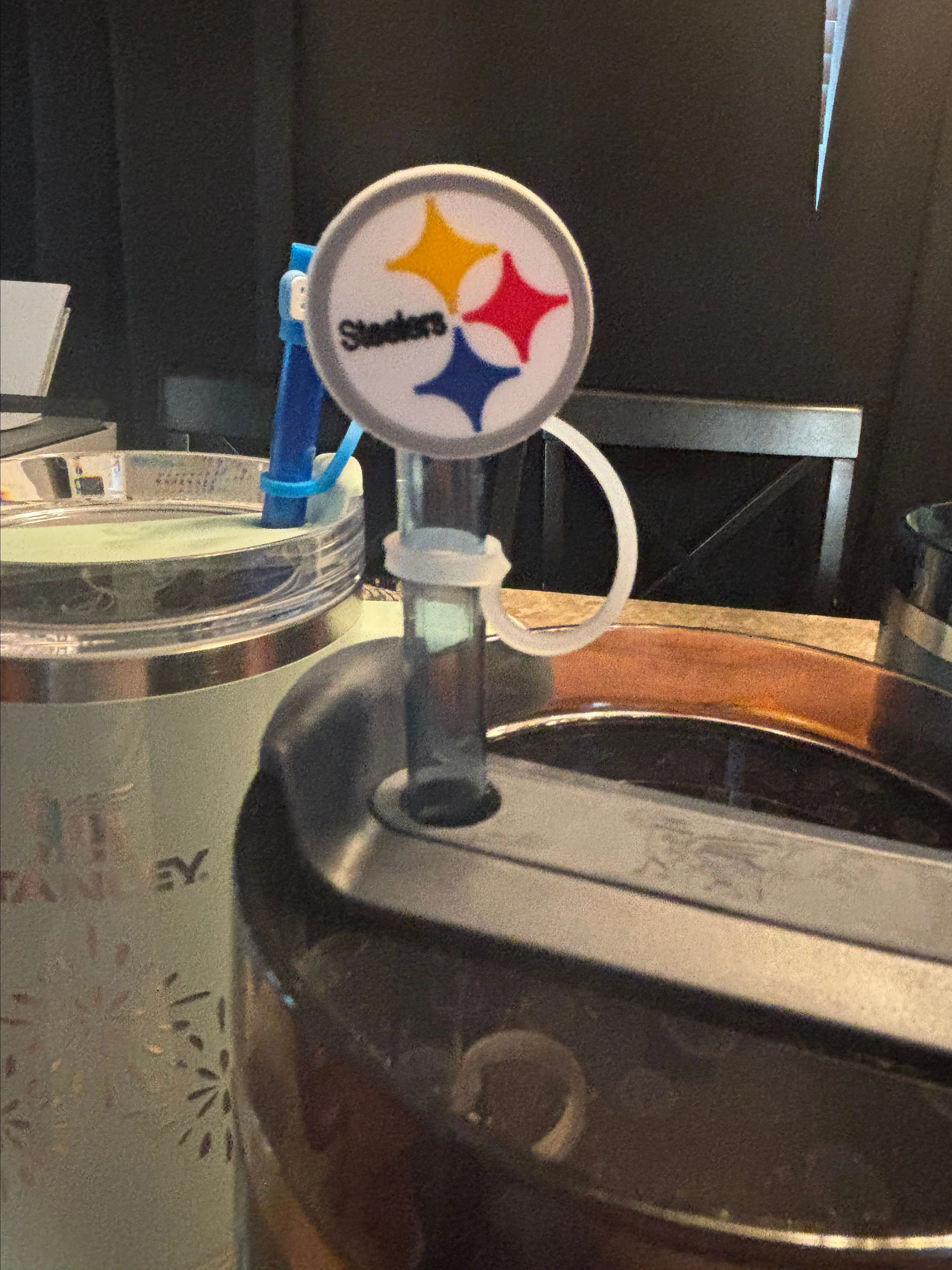 Product image for Pittsburgh Steelers straw topper