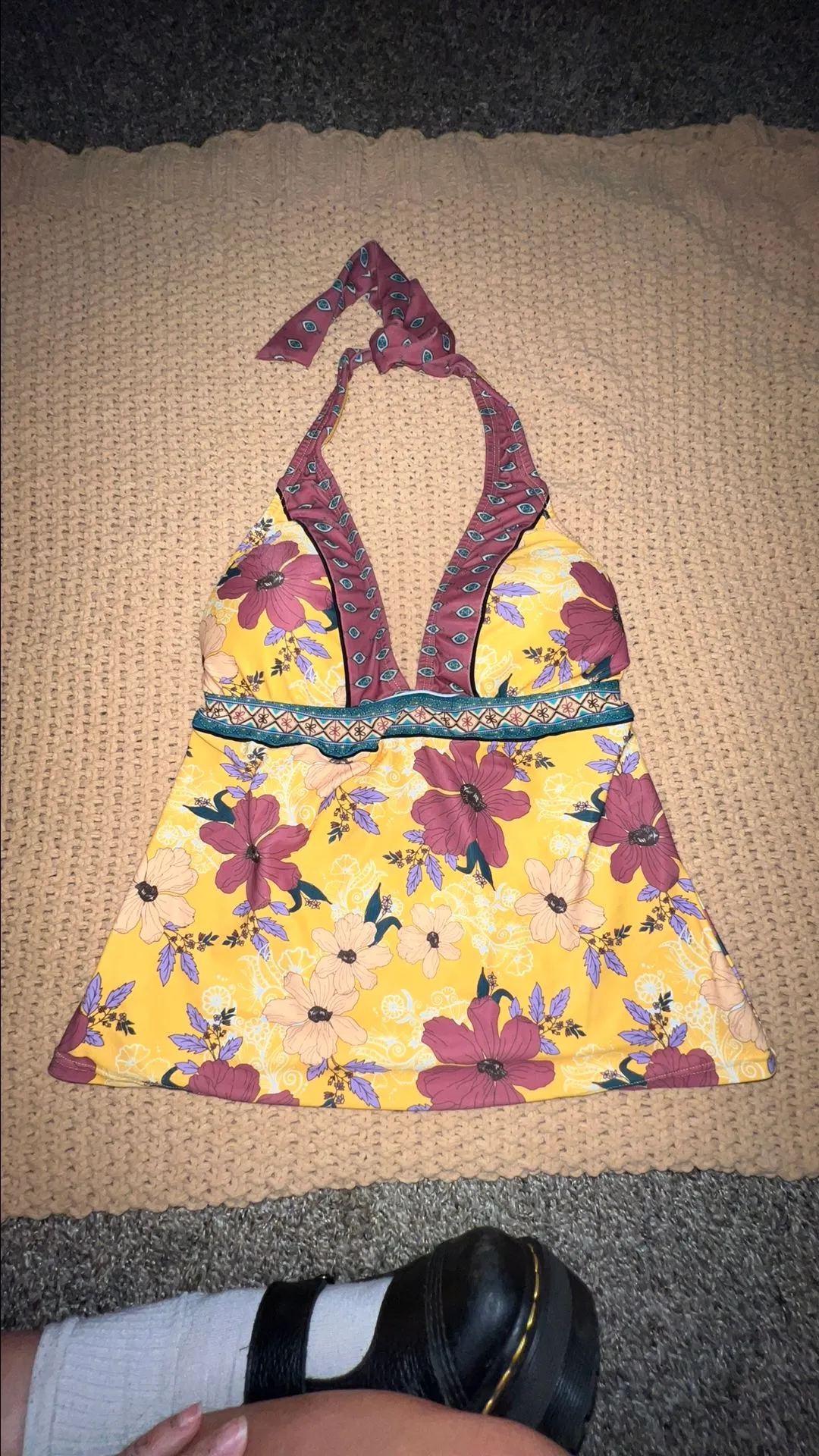 Product image for venus floral bohemian tankini