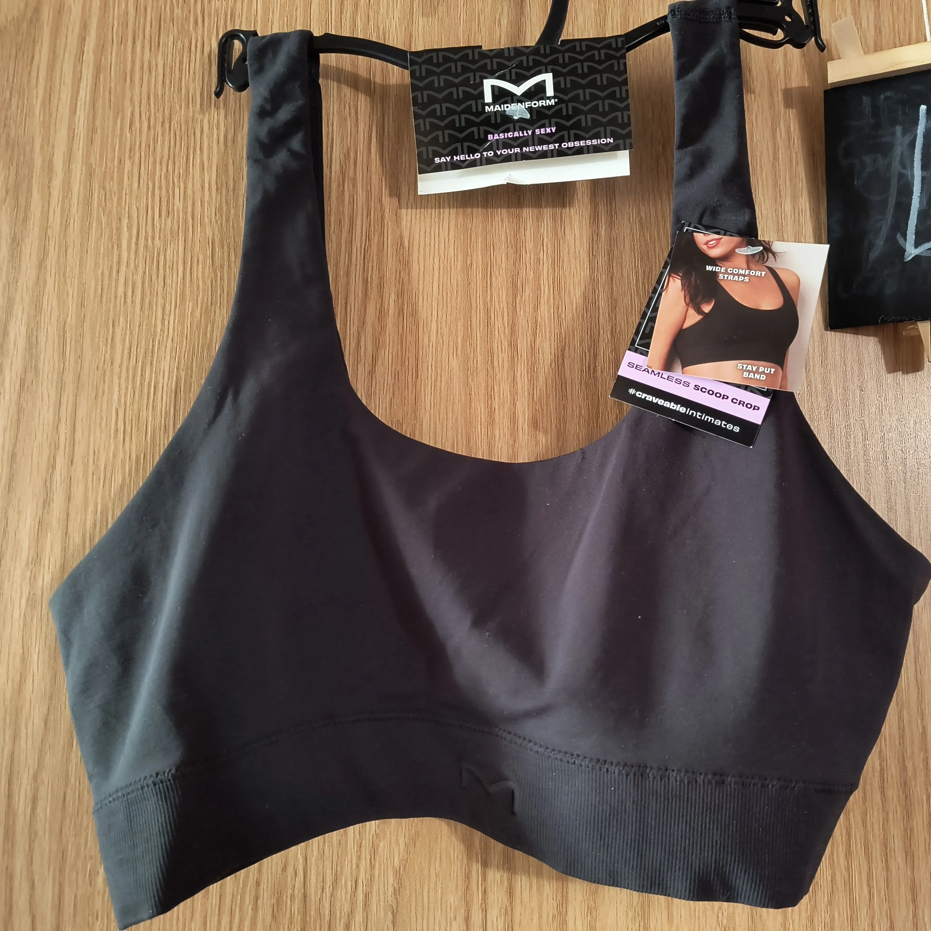 Product image for Maidenform LG Crop Seamless Scoop Bralette