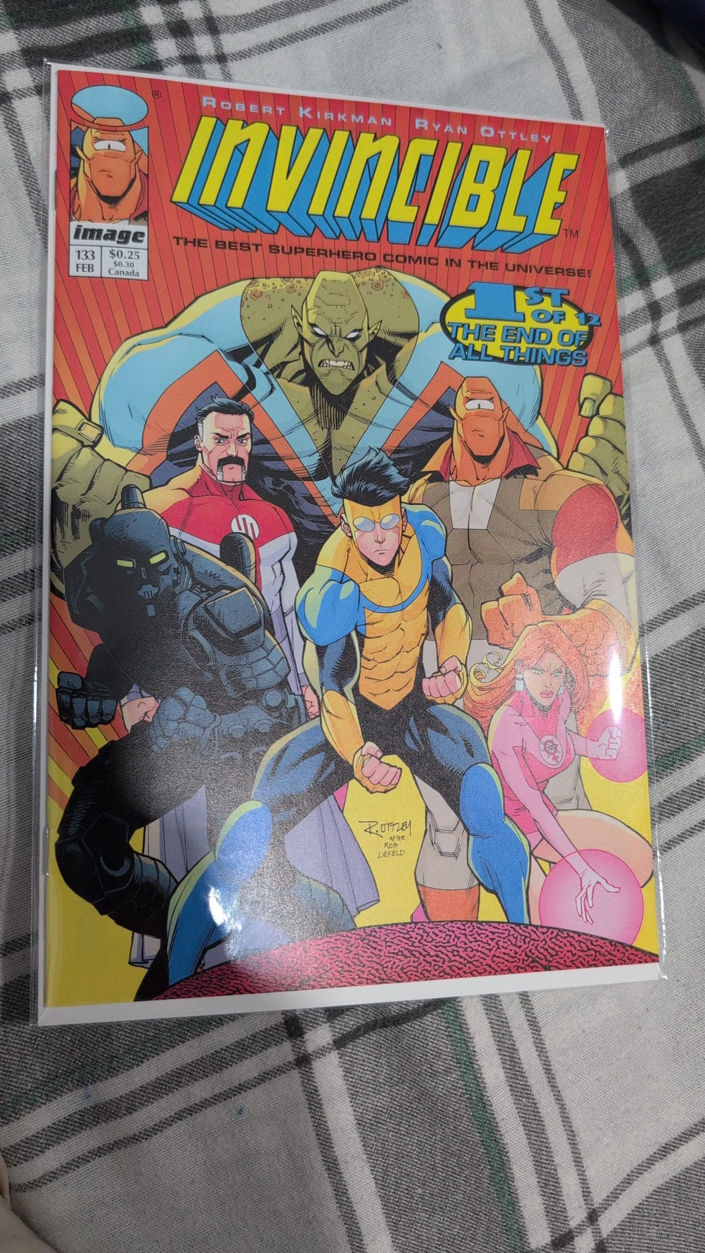 Product image for invincible #133 youngblood homage variant 