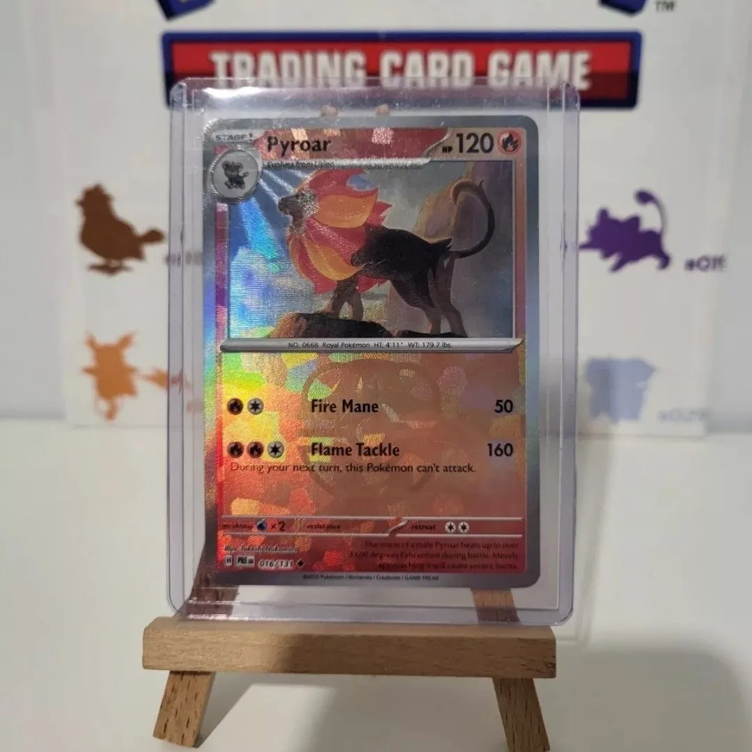 Pyroar Masterball 016/131 Pokmon TCG Prismatic Evolutions Reverse Holo  English  Whatnot: Shop, Sell, Connect