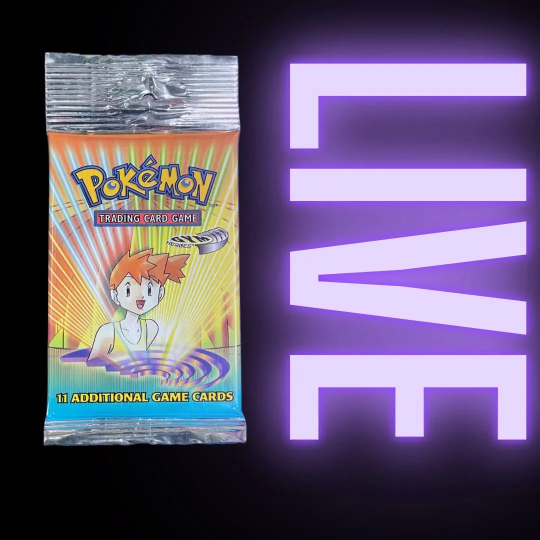 Product image for Pokémon Gym Heroes Long Stem Booster Pack