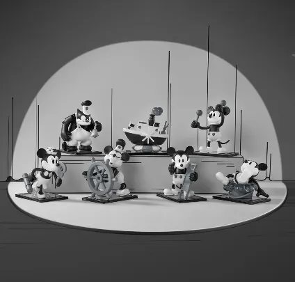 Product image for Pop Mart Steamboat Willie Blind Box