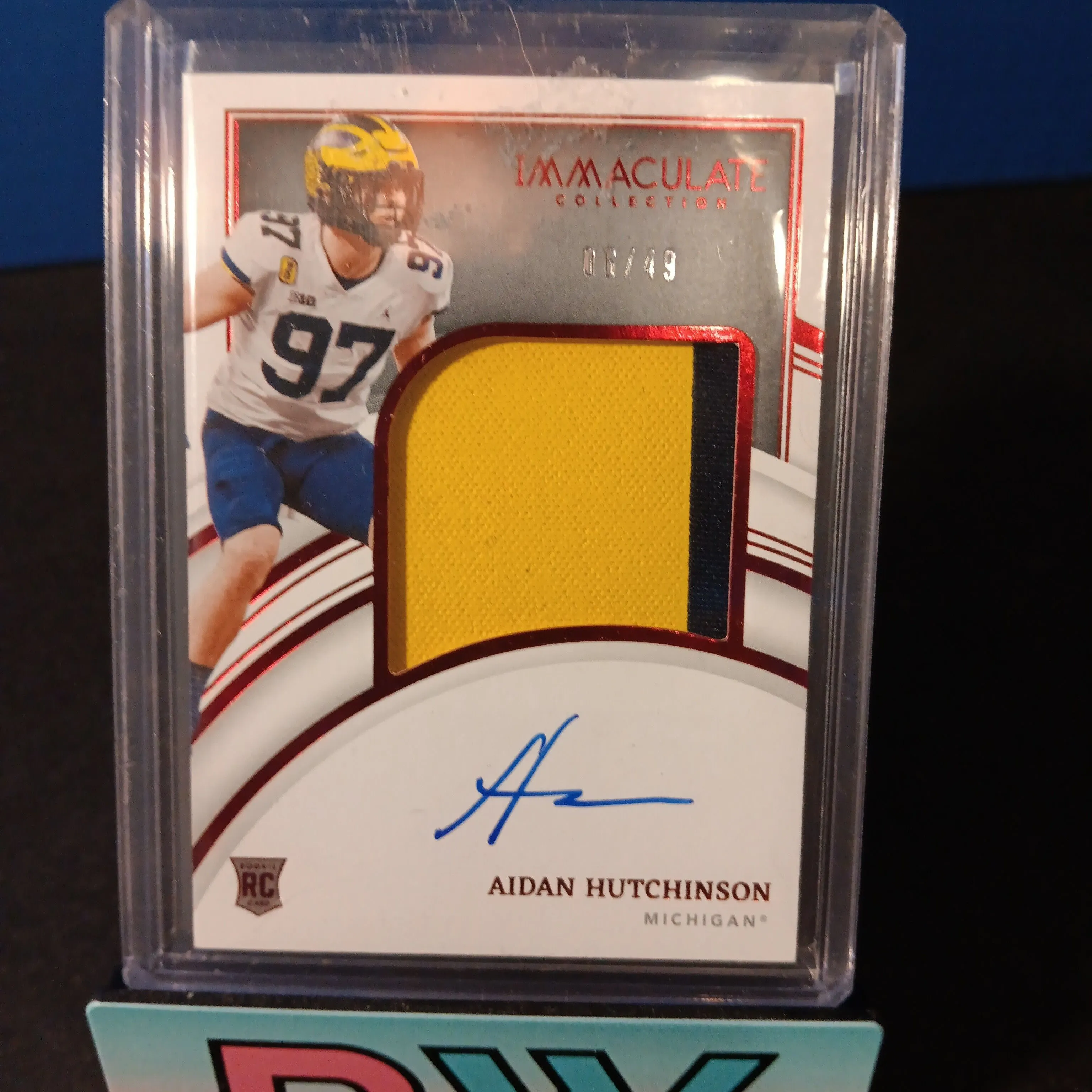 Product image for 2022 immaculate aidan Hutchinson RPA /49