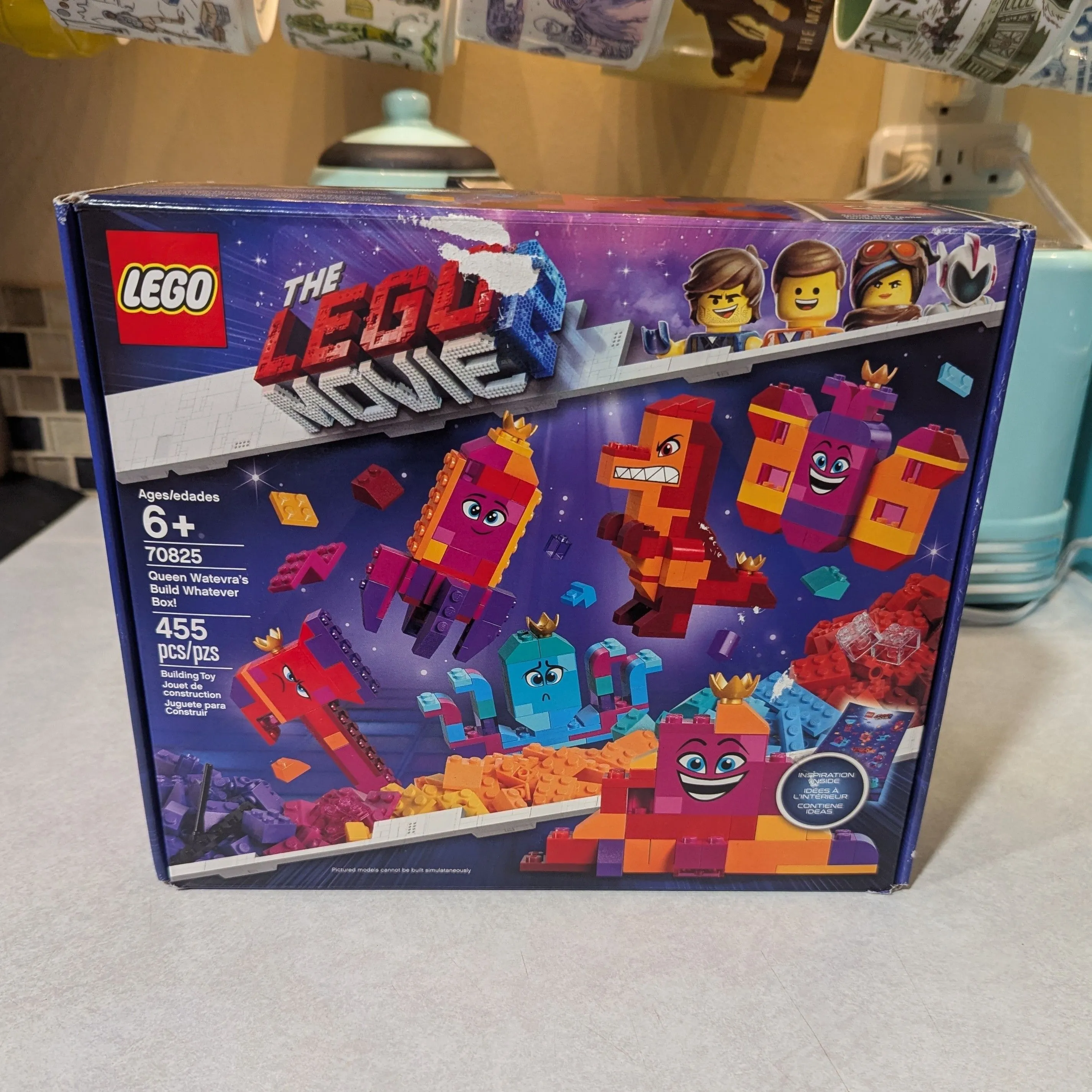 Product image for LEGO #70825 Movie 2 Queen Watevra's Build Whatever Box! Building Set 455 Pcs Incomplete