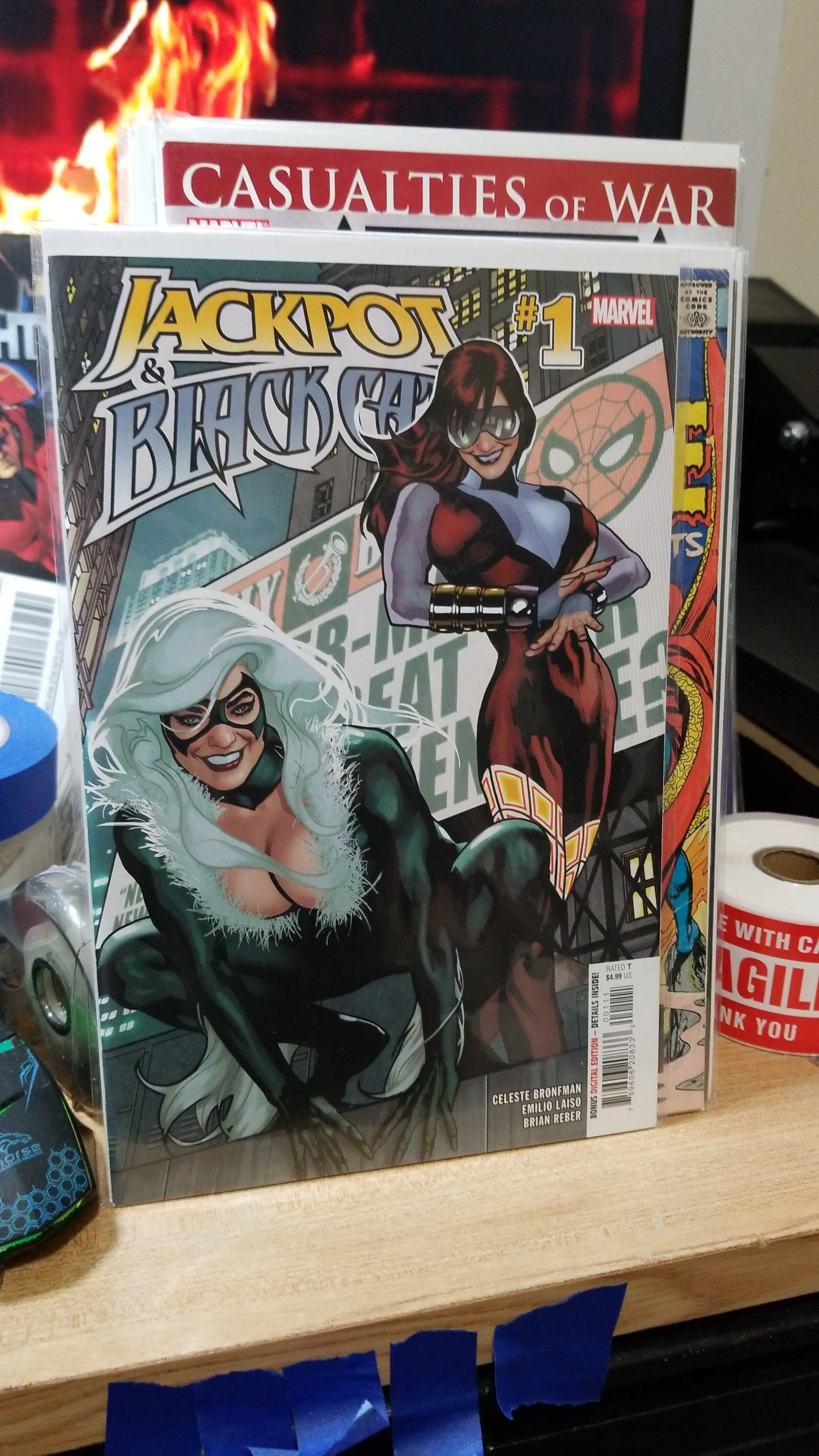 Product image for Jackpot and Black Cat #1a nmsexy