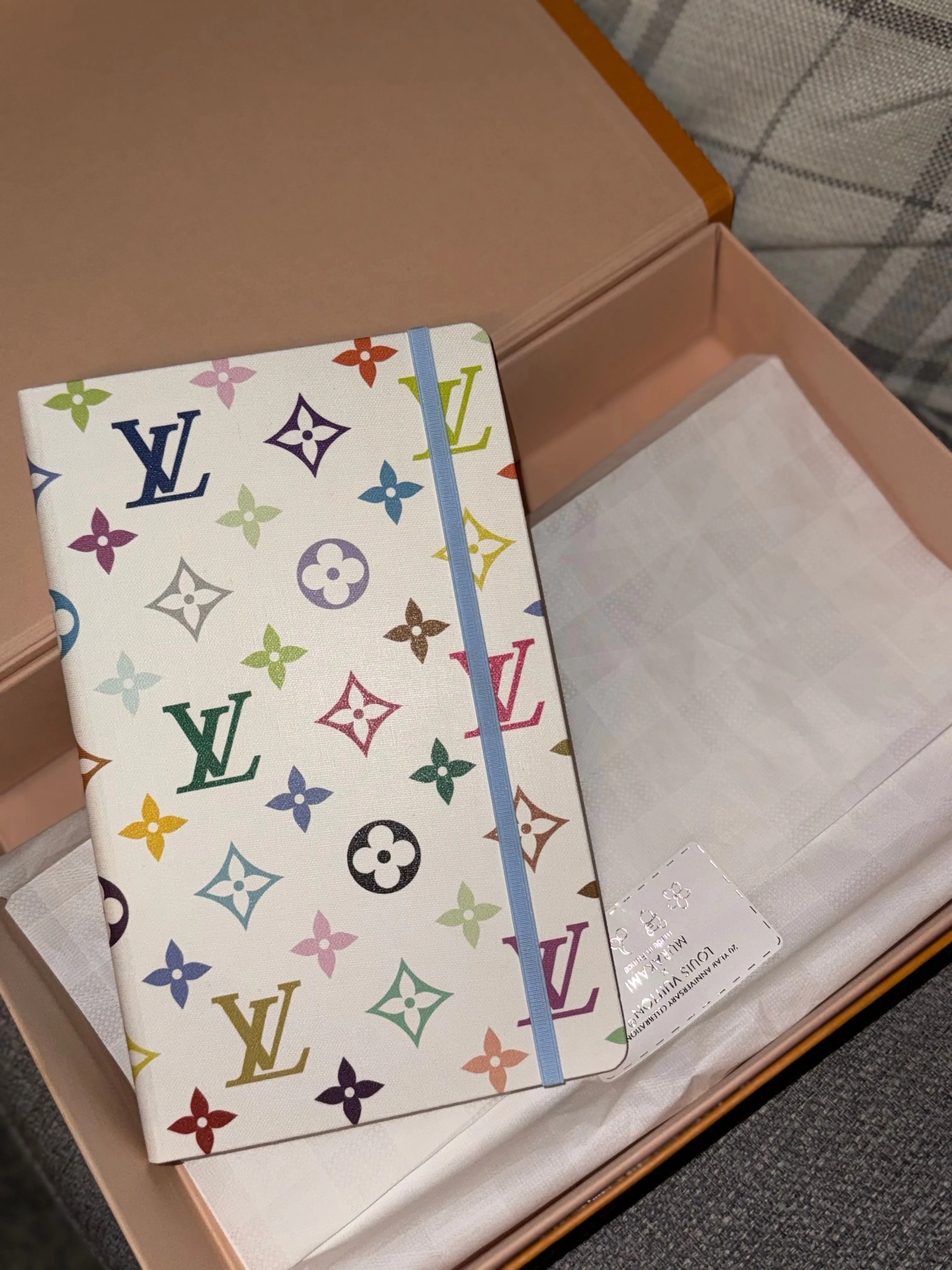 Product image for louis vuitton x murakami multicoloured jane notebook