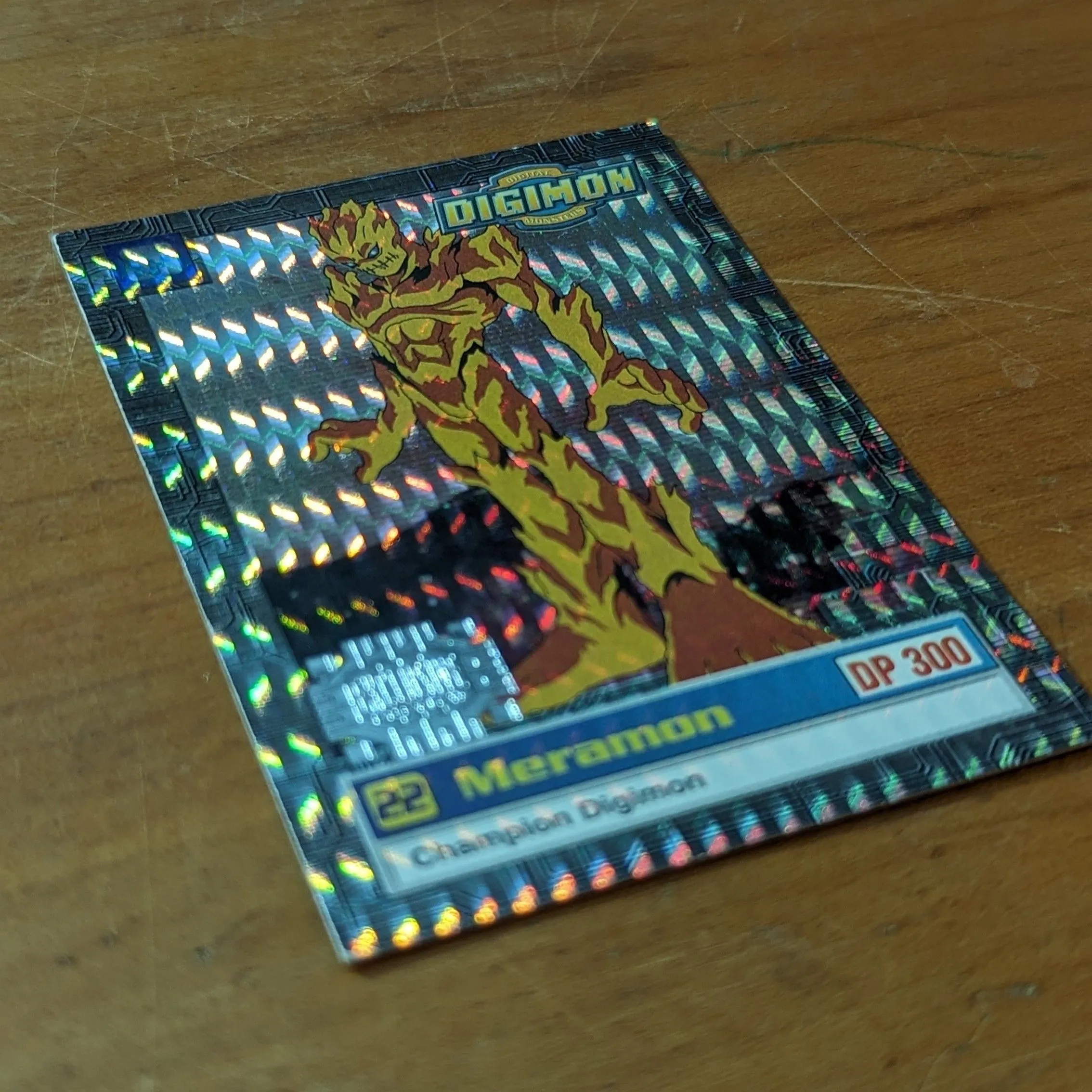 Digimon Meramon Silver Prism Exclusive Preview #22 Champion Digimon 1999  rare holo  Whatnot: Shop, Sell, Connect