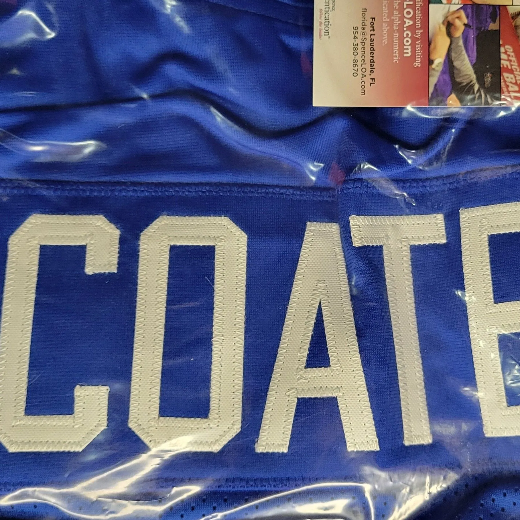 Product image for Ben Coates Autographed Custom Jersey