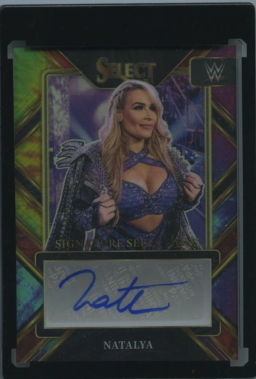Product image for 2023 Panini Select Signature Sensations Tye-Dye Natalya SL-NTL #15/25