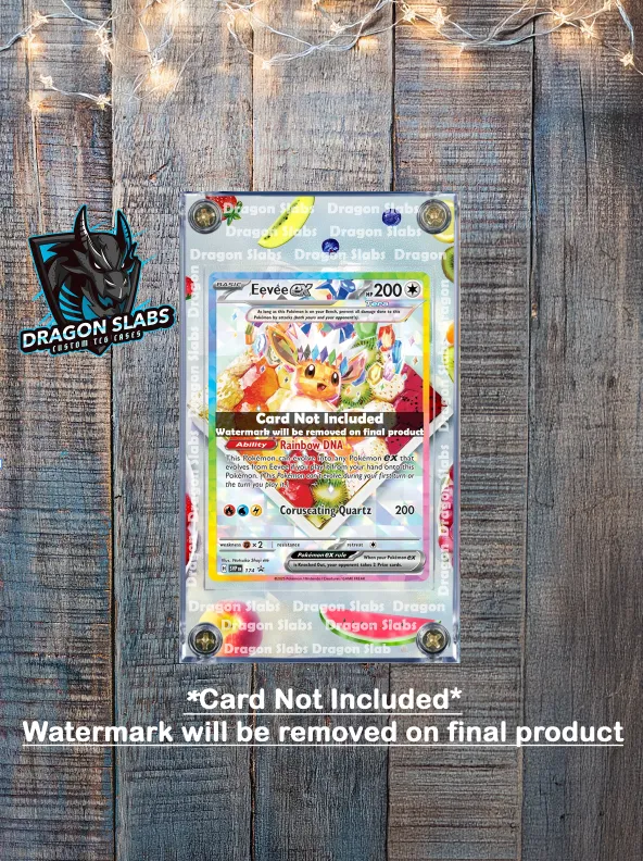 spc pokemon cards Pokémon Prismatic Evolutions SPC Acrylic Display Case – PhantomPacksTCG main image 0