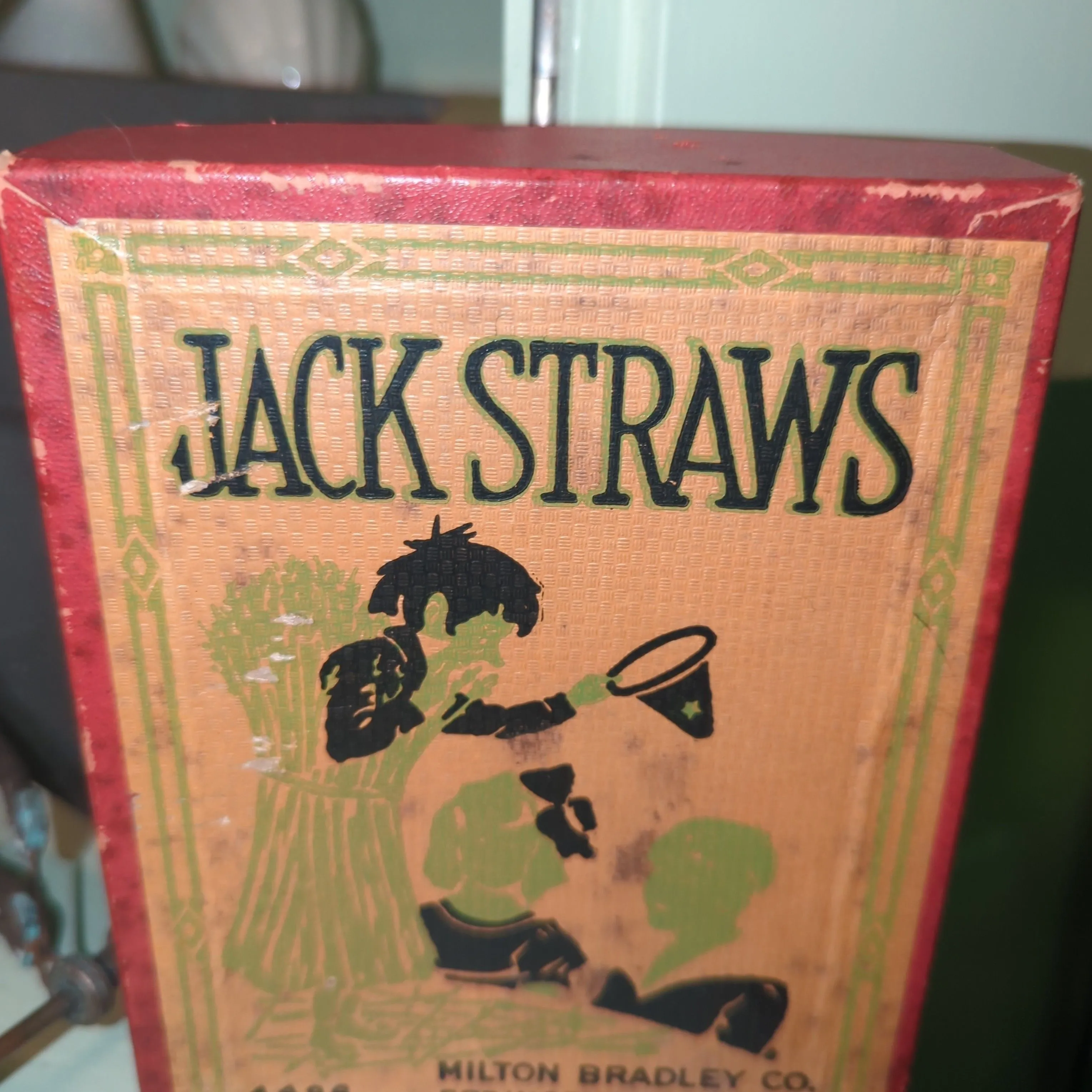 Product image for Antique Jack Straws game. 
