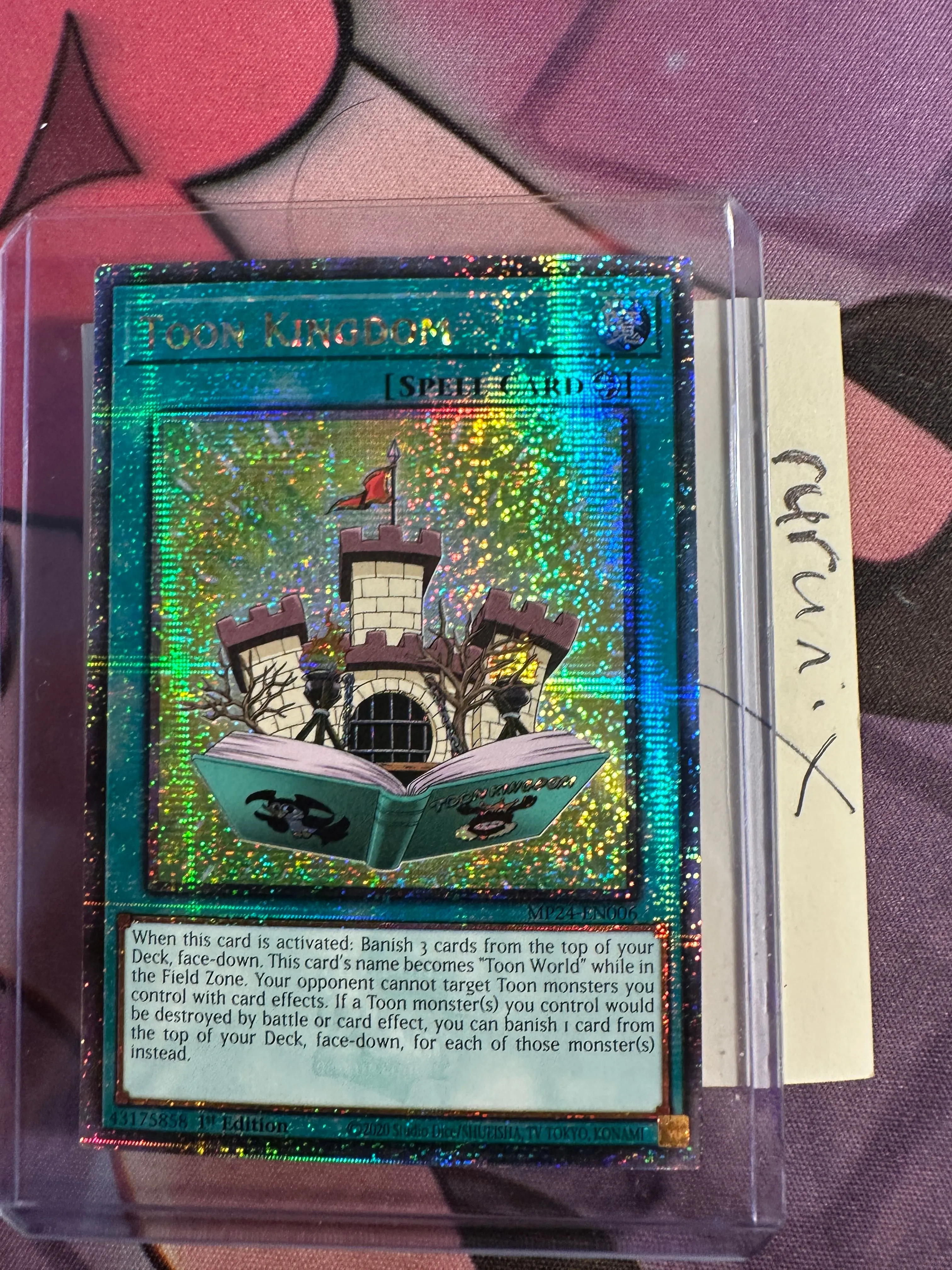 Yugioh Toon Kingdom MP24-EN006 QCR (Quarter Century Secret Rare) - 25th  Anniversary Tin: Dueling Mir  Whatnot: Shop, Sell, Connect
