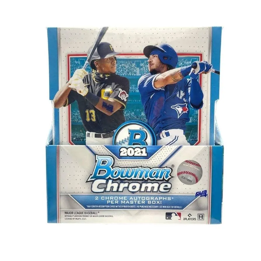 Product image for 2021 Bowman Chrome Baseball Hobby Box