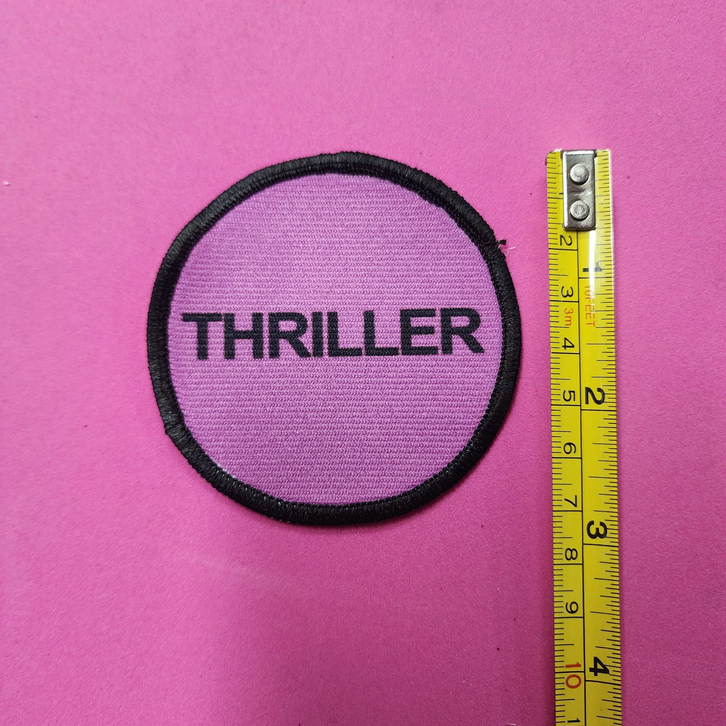 Product image for 3" movie genre patch! Thriller