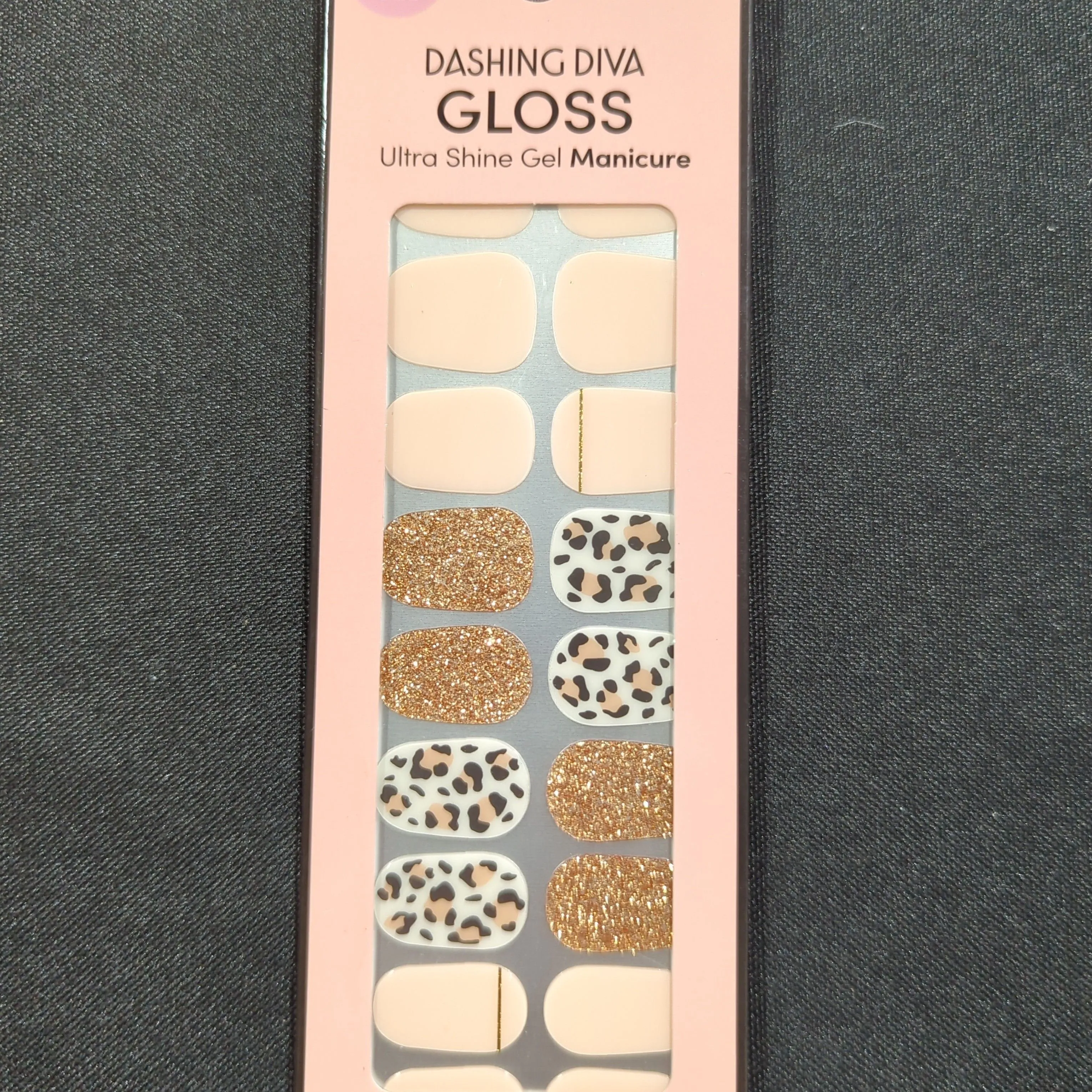 Product image for Dashing Diva Nail Strips in Cheetah-licious