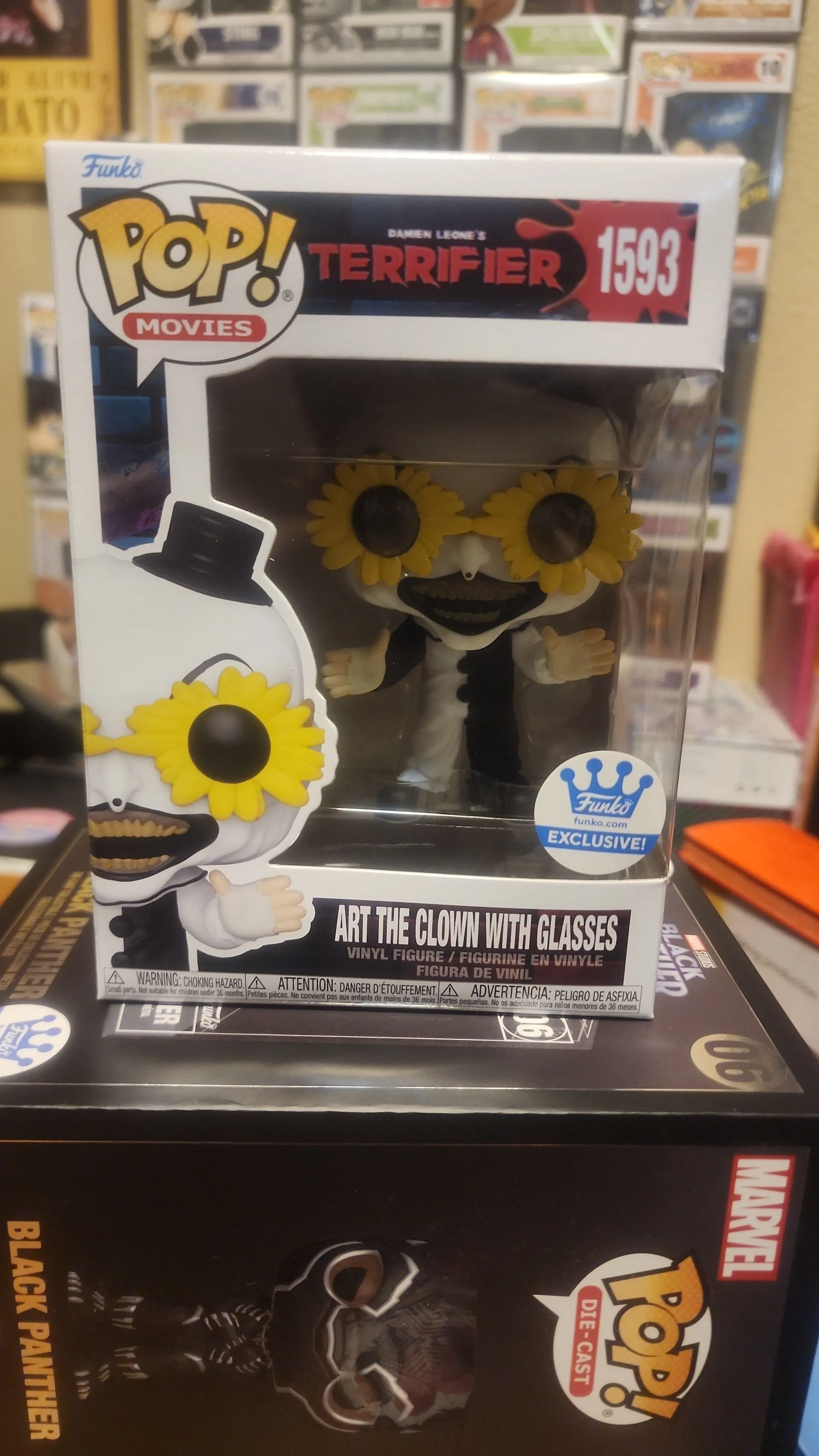 Product image for Art the clown with glasses 1593