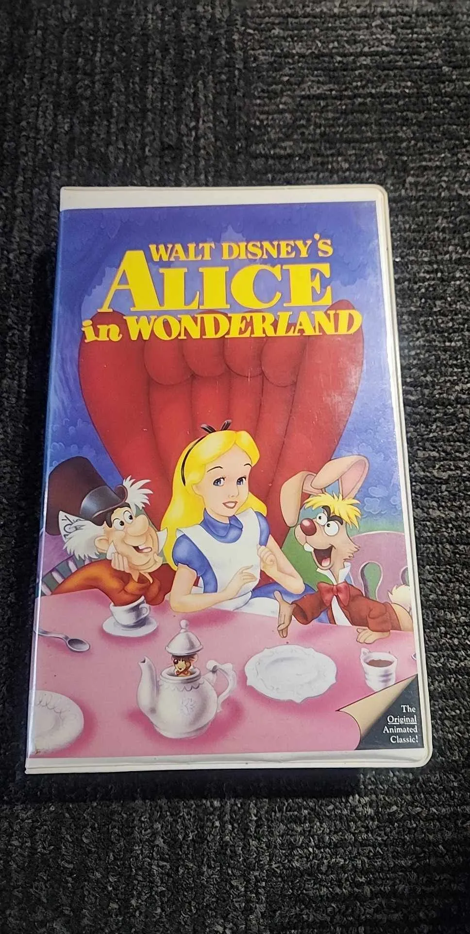 Product image for Alice In Wonderland Disney VHS Black Diamond Collectable