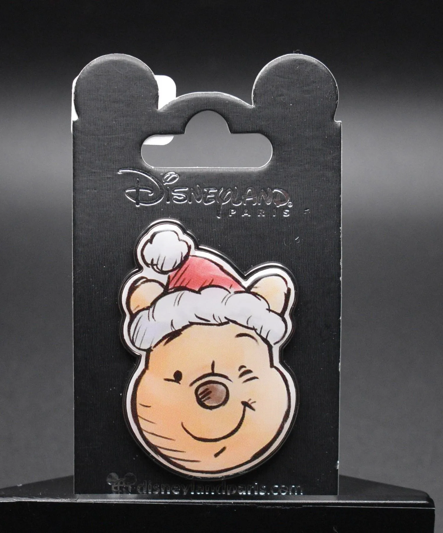 Product image for Disney DLRP Paris Winnie The Pooh  Santa Hat Pin (B5) 