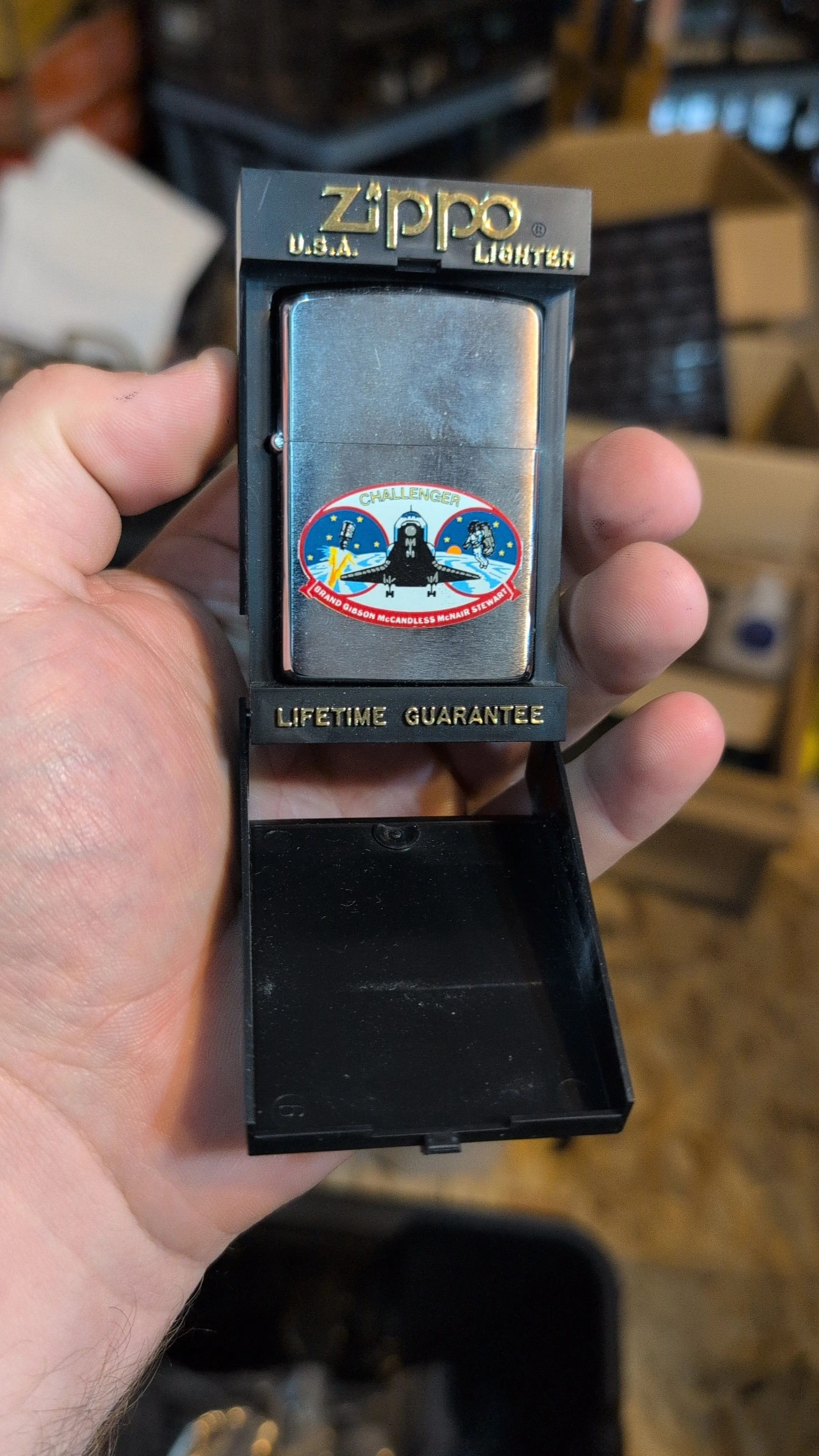 Product image for Vintage Zippo lighter USA Challenger 1997 #16