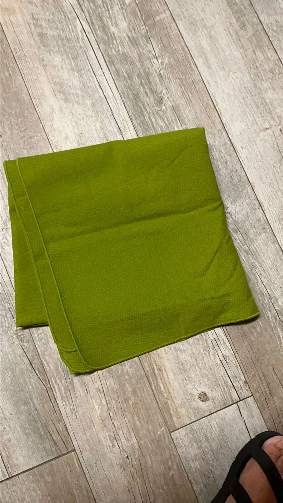 Product image for TC09. Olive Green Vintage Tablecloth