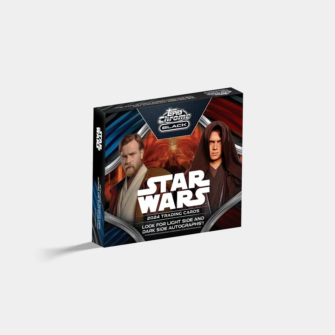 Product image for 2024 Topps Chrome Black Star Wars Hobby Box