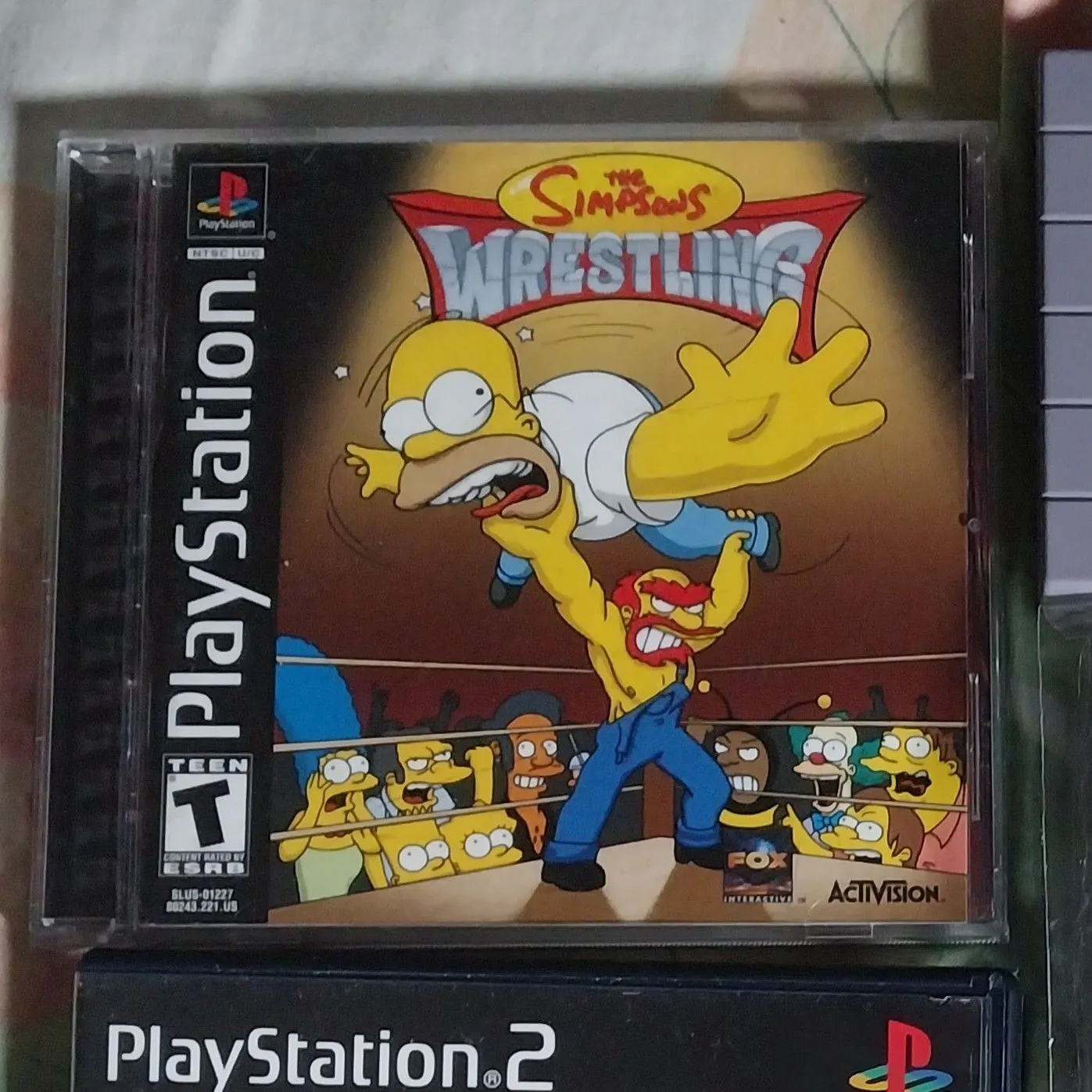 Product image for PS1 Simpsons Wrestling